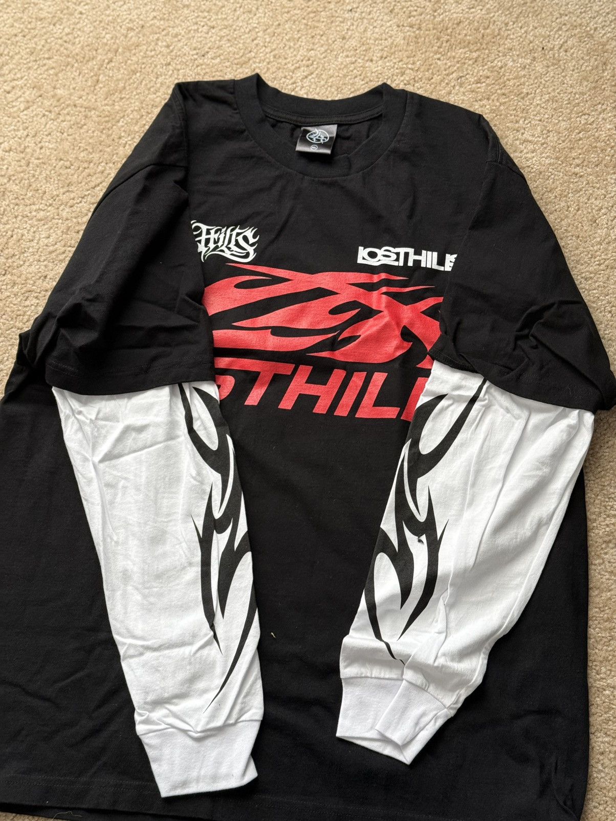 Lost hills Lost Hills XL Long Sleeve Logo Tee Size US XL / EU 56 / 4 - 4 Thumbnail