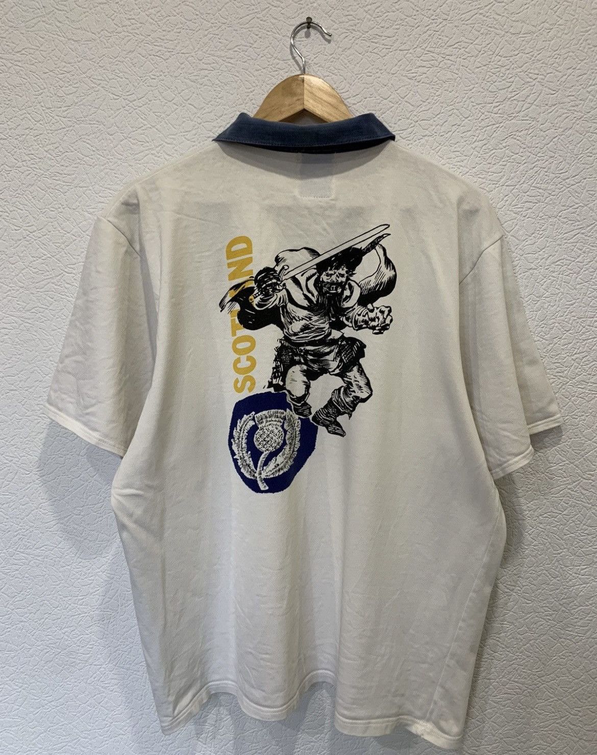 Vintage Vintage Umbro 90’s Scotland T Shirt Polo Size US M / EU 48-50 / 2 - 5 Thumbnail