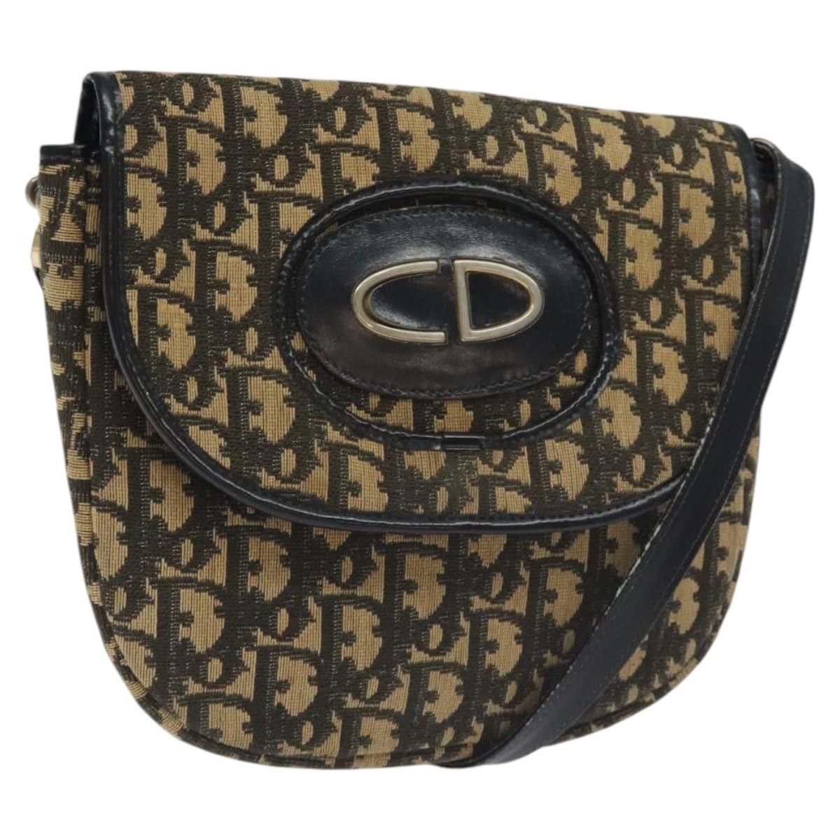 Dior DIOR Trotter Canvas Shoulder Bag Navy Size ONE SIZE - 1 Thumbnail