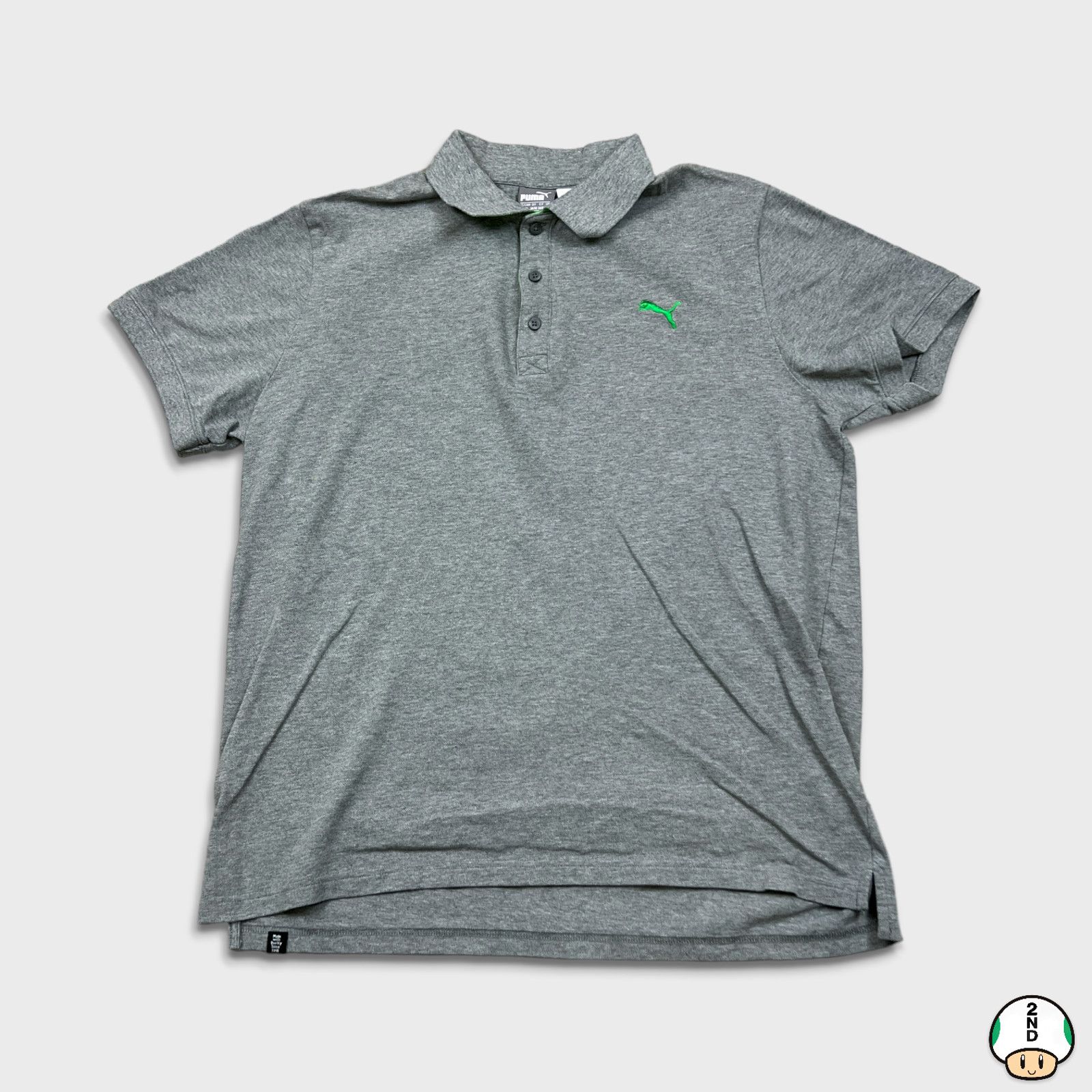 Puma × Vintage Puma Shirt XL Logo Casual Preppy Classic Short Sleeve Polo Size US XL / EU 56 / 4 - 1 Thumbnail