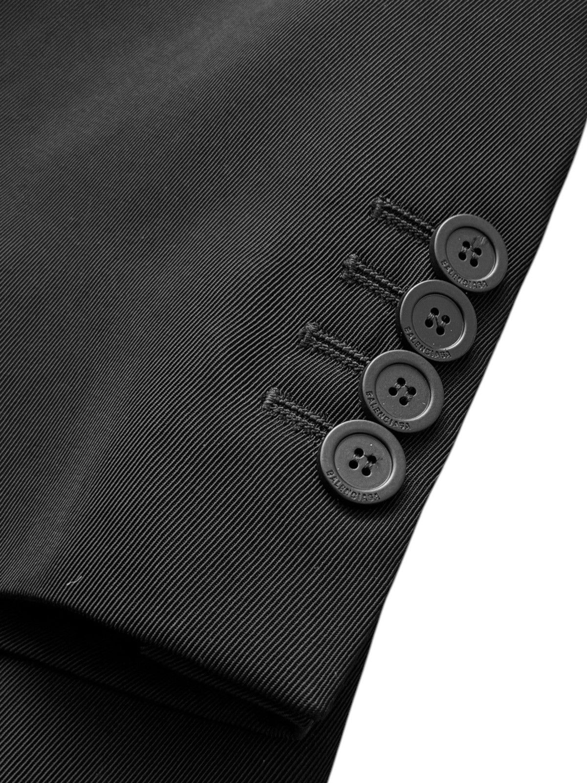 Balenciaga Heavy Triacetate Shirt Collar Oversized Blazer Size US XS / EU 42 / 0 - 7 Thumbnail