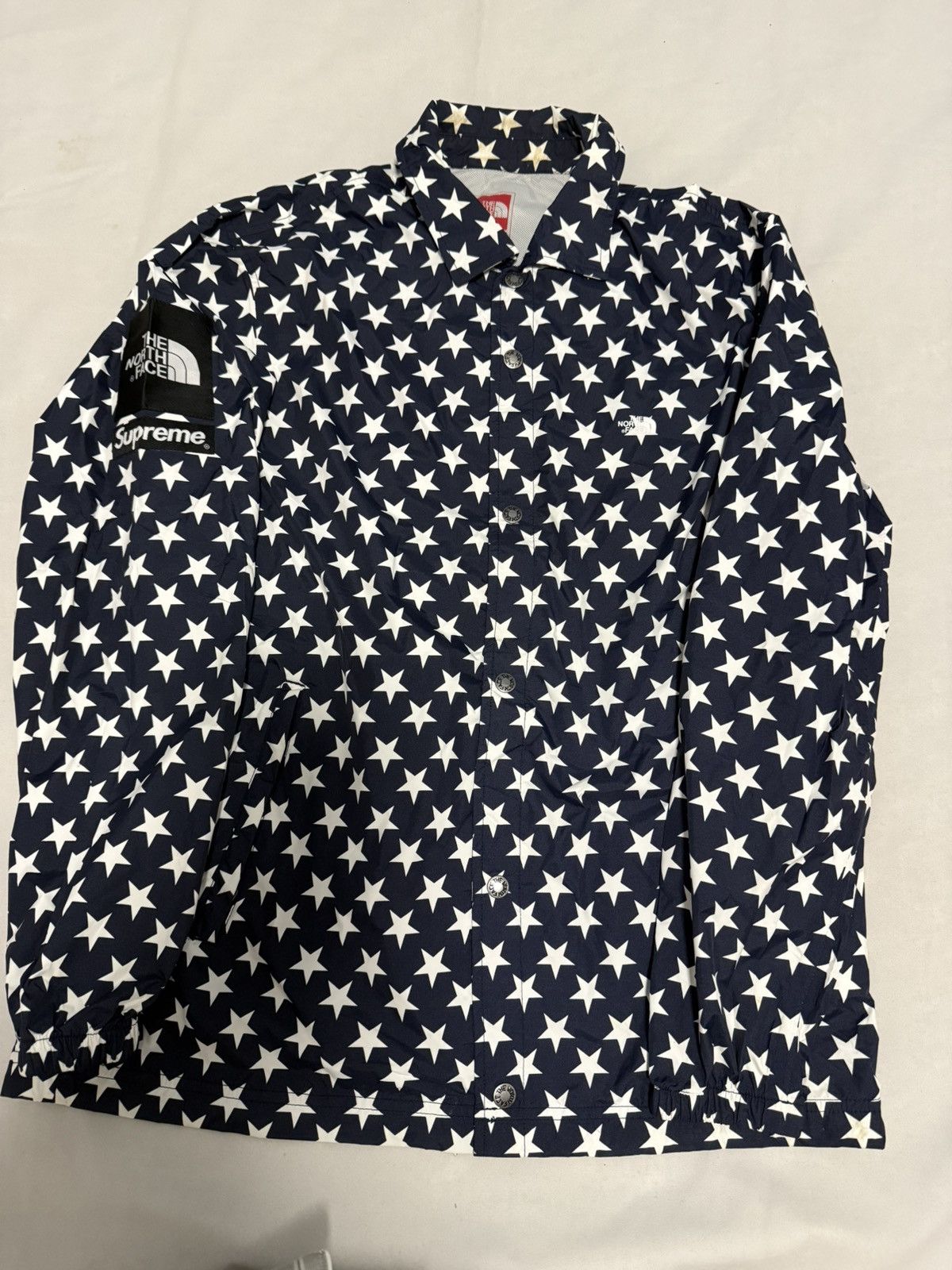Supreme Supreme The North Face Denim Dot Shot Jacket Small TNF