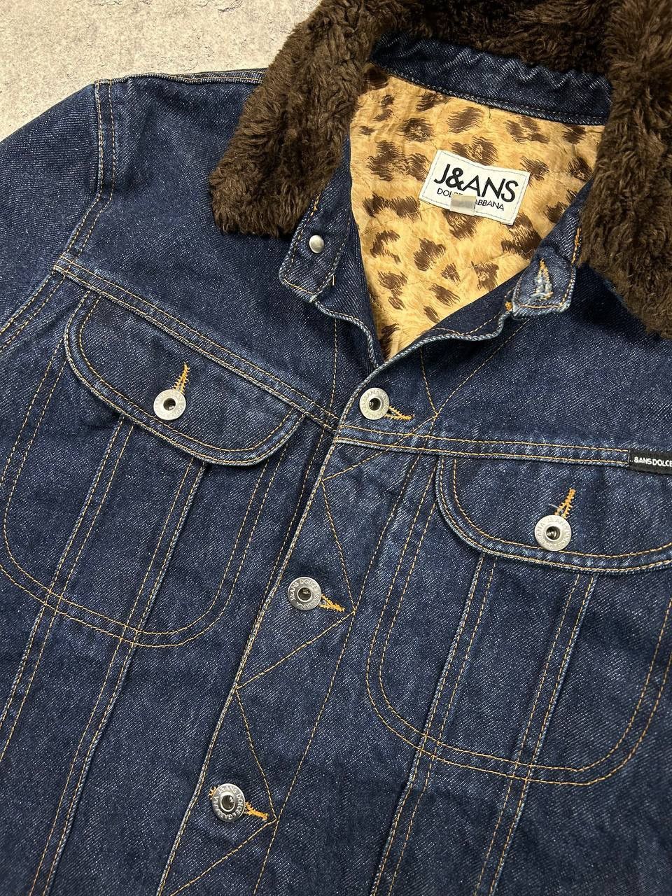Dolce & Gabbana Dolce & Gabbana Rebel Denim Jacket Genuine Fur Rock-n-Roll Size US S / EU 44-46 / 1 - 13 Thumbnail