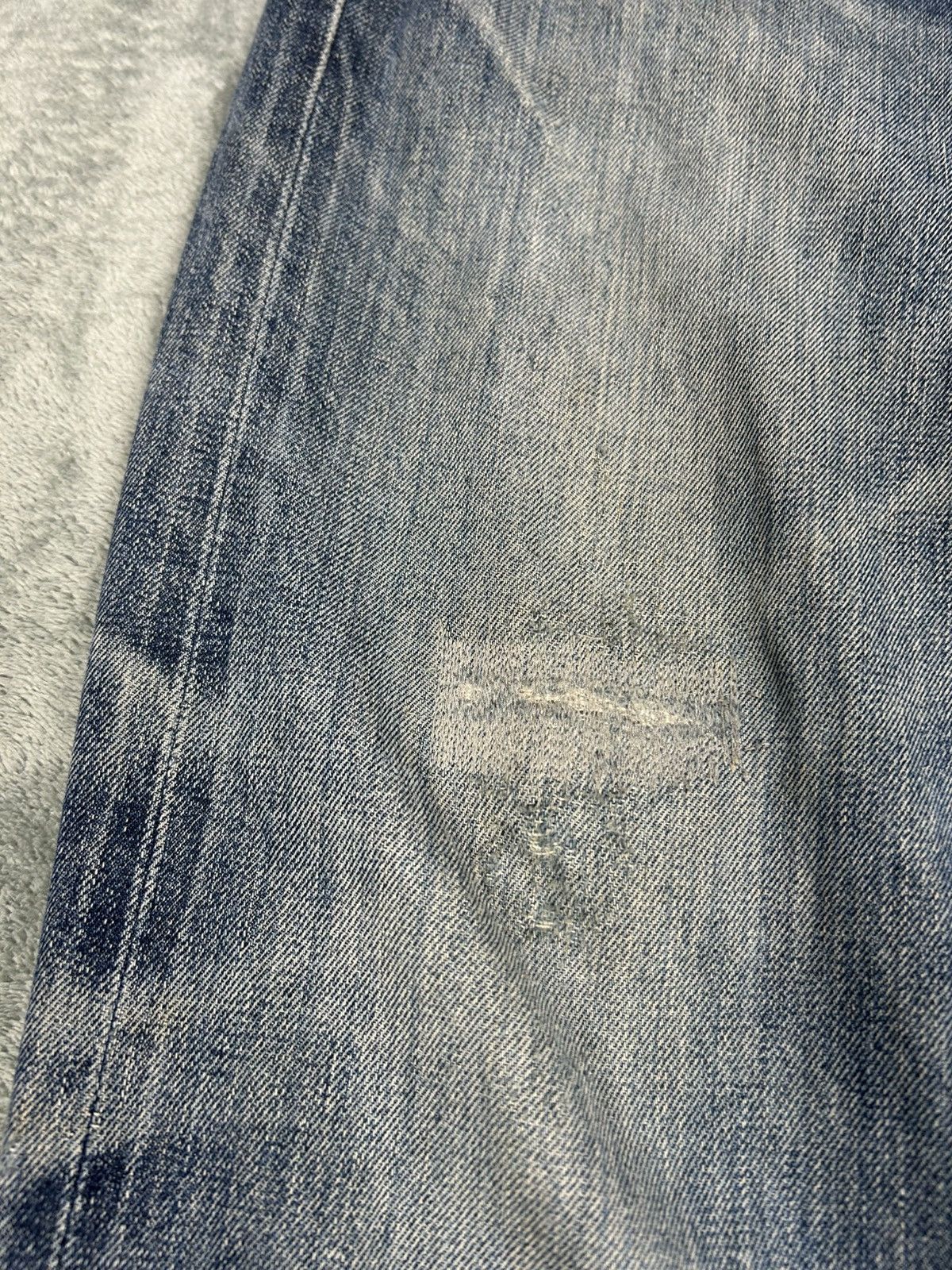 Levi's Vintage Clothing Vintage LVC Levi’s 551zxx Big E Distressed Denim Size US 33 - 3 Thumbnail
