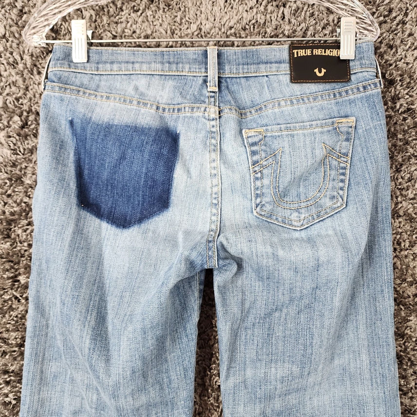 True Religion VINTAGE True Religion Blue Jeans Straight Size 26 Regular Made in USA Womens Size 26" / US 2 / IT 38 - 7 Thumbnail