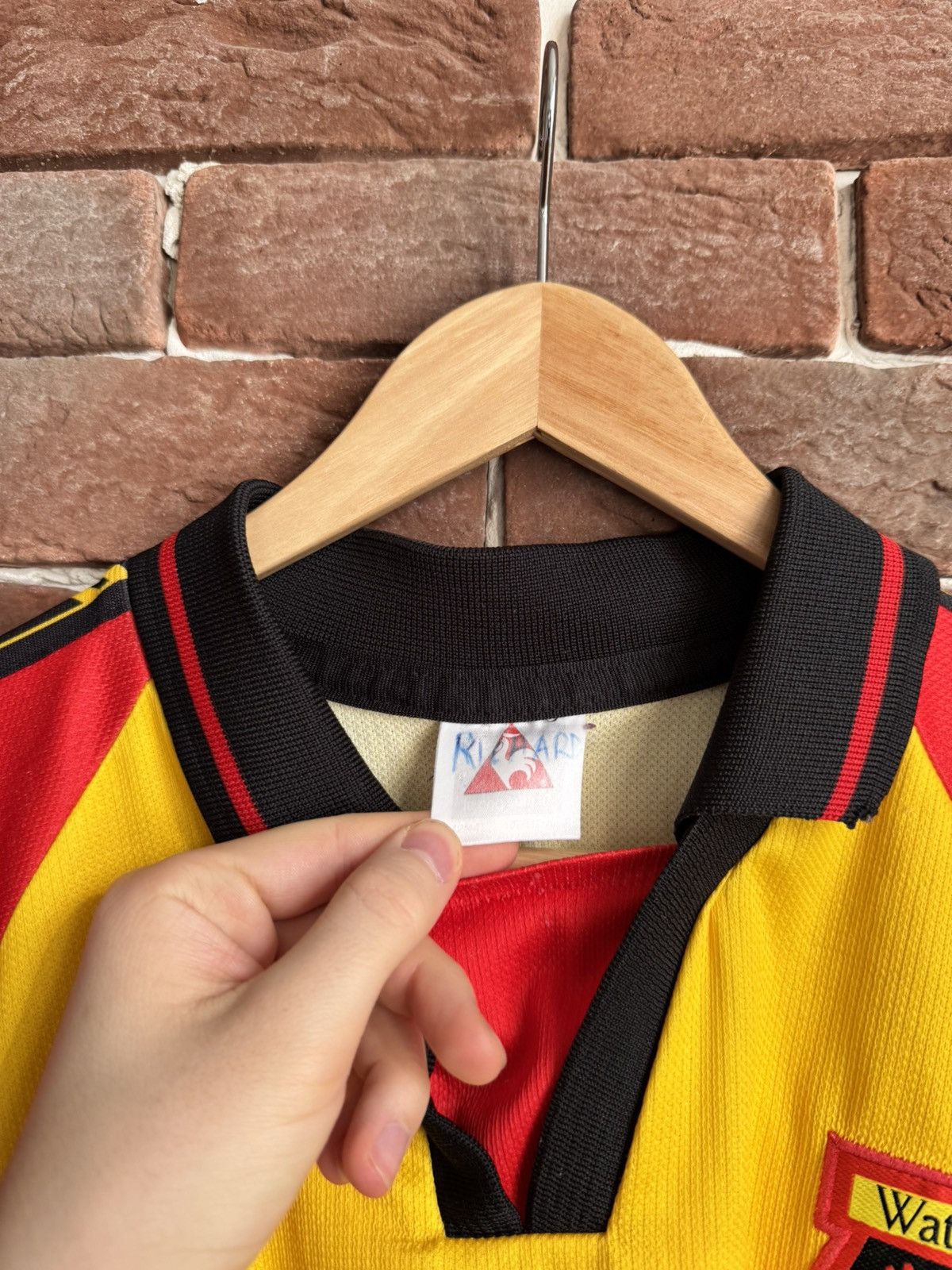 Le Coq Sportif Vintage 1998 Le Coq Sportif Watford Premier League Football Size US XL / EU 56 / 4 - 7 Thumbnail