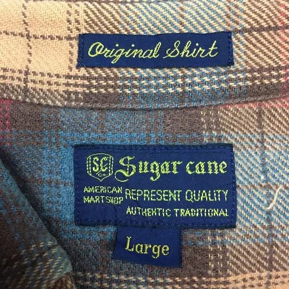 Sugar Cane Vtg SUGAR CANE Plaid Button Casual Tee Shirt Toyo Enterprise Size US L / EU 52-54 / 3 - 5 Thumbnail