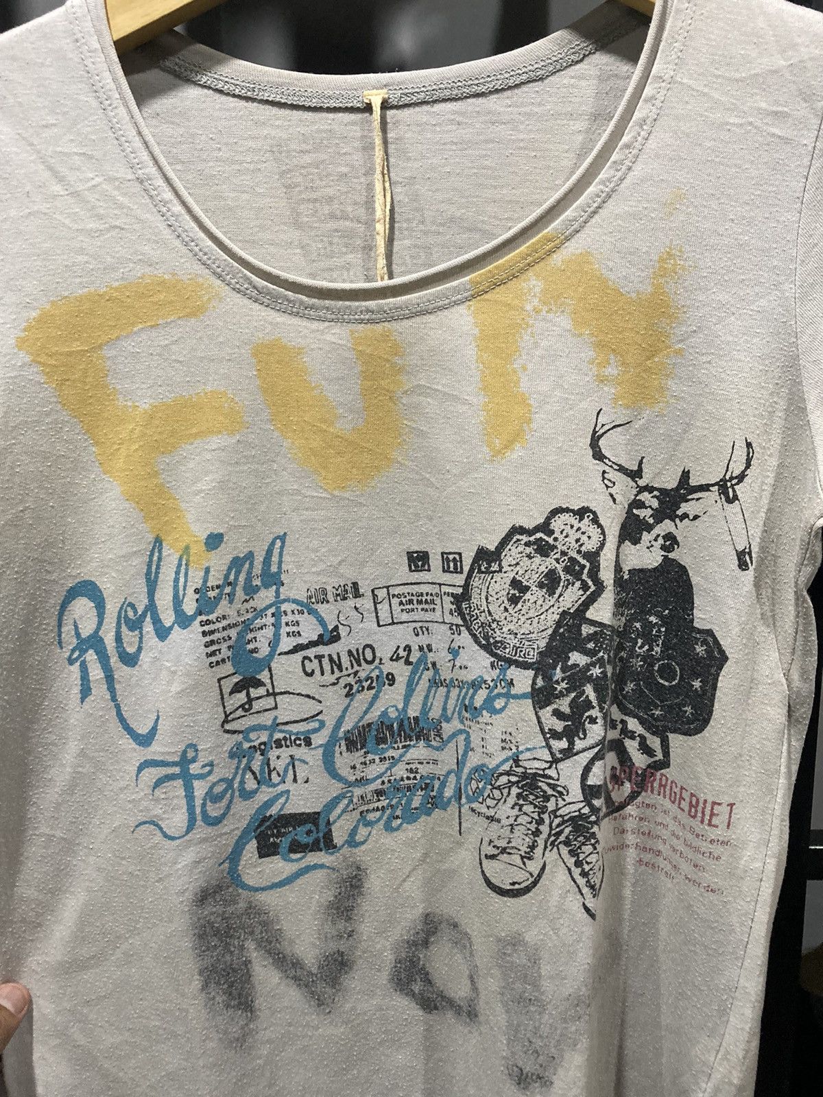 If Six Was Nine × Japanese Brand × Jean Paul Gaultier JAPANESE FUN NOW LONGSLEVE Size US M / EU 48-50 / 2 - 5 Thumbnail