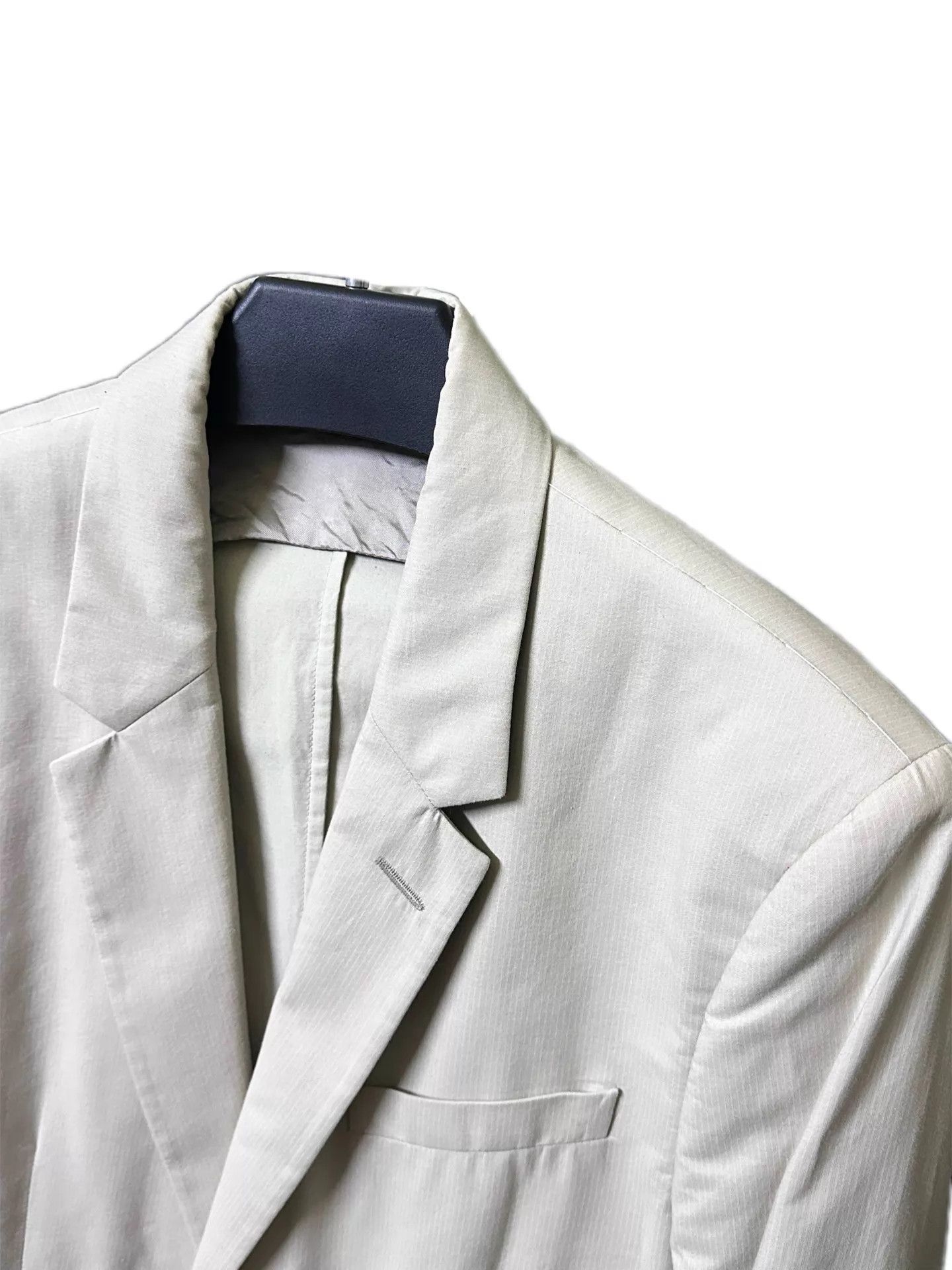 Maison Margiela Maison Margiela cream jacket 2014ss 48 12% Setasilk Silk Size US M / EU 48-50 / 2 - 4 Thumbnail