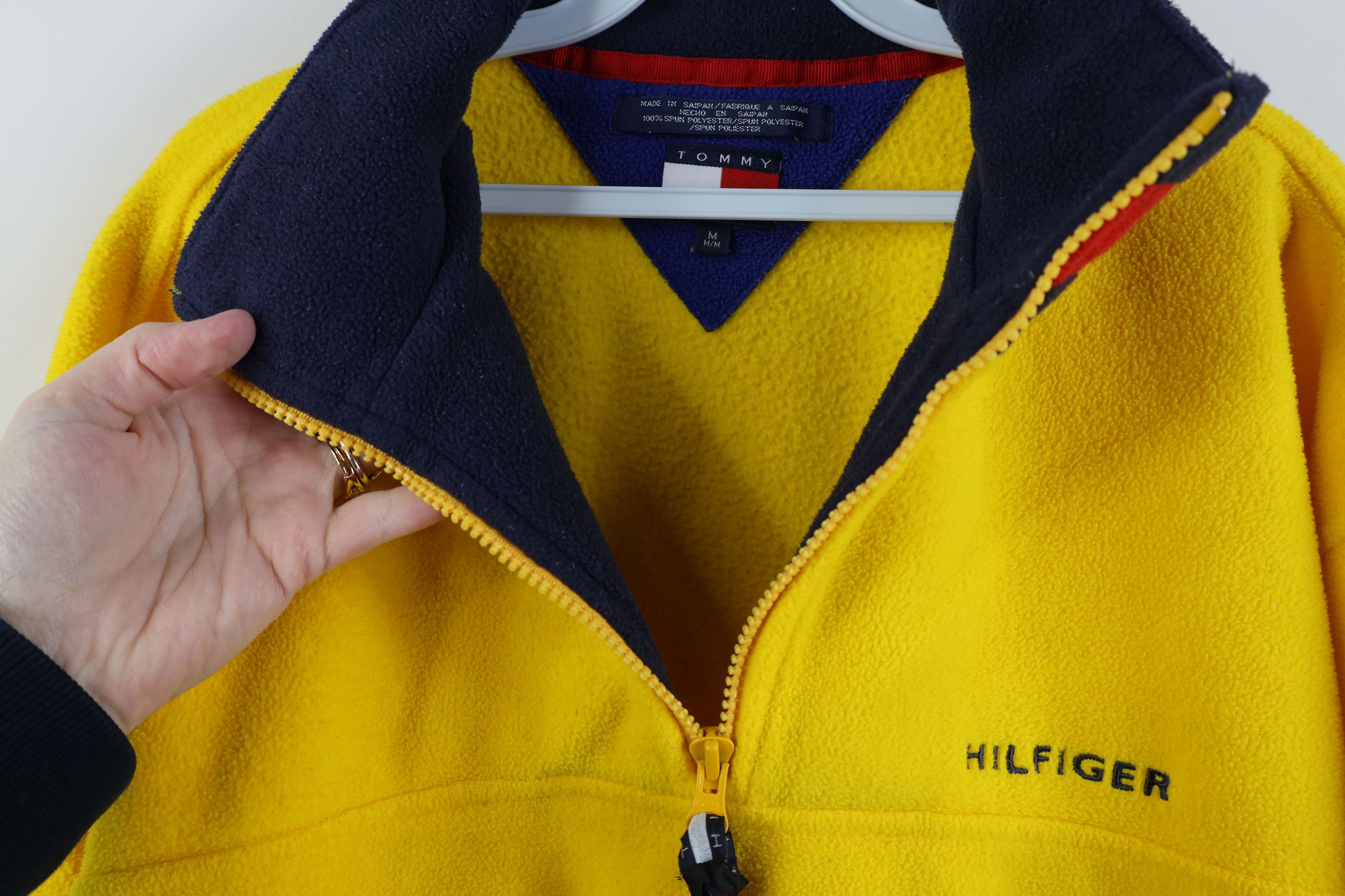 Tommy Hilfiger Vintage 90s Tommy Hilfiger Half Zip Fleece Pullover Sweater Size US M / EU 48-50 / 2 - 10 Thumbnail