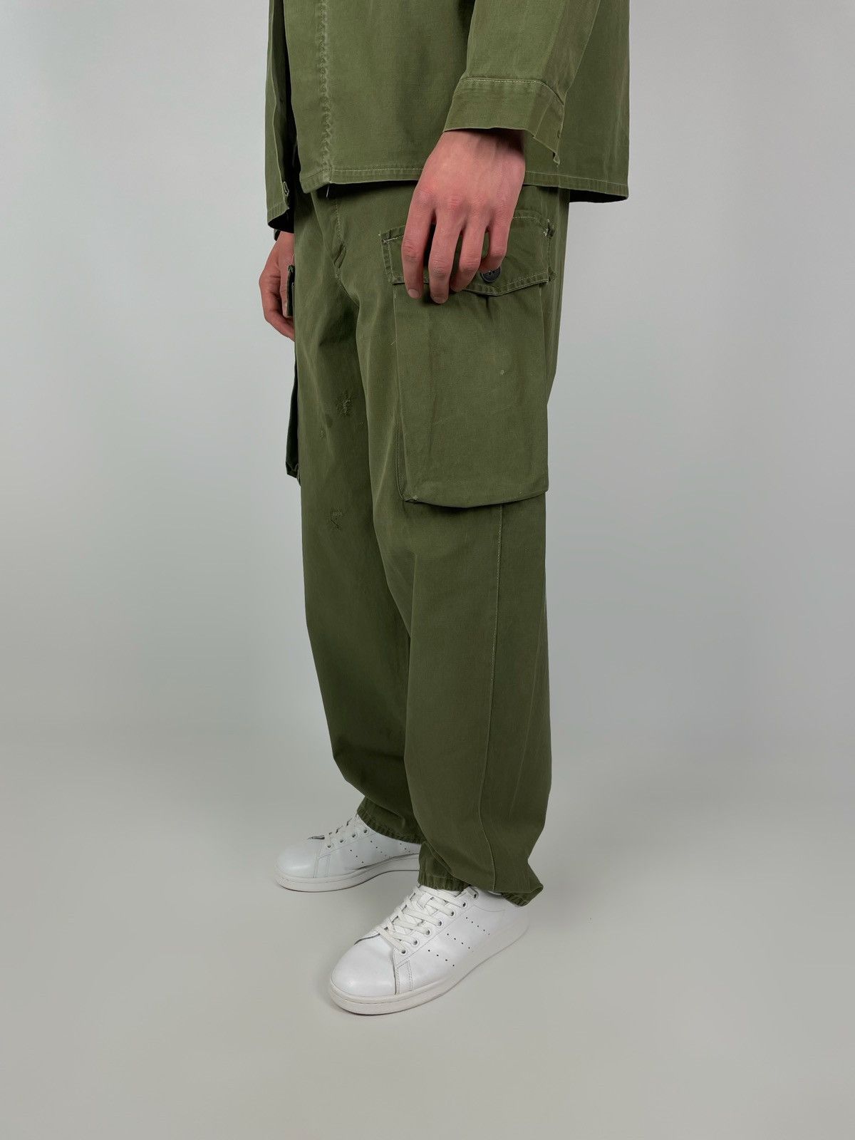 Vintage 1950s Vintage Military Double Pocket Jacket Austria Size US M / EU 48-50 / 2 - 3 Thumbnail