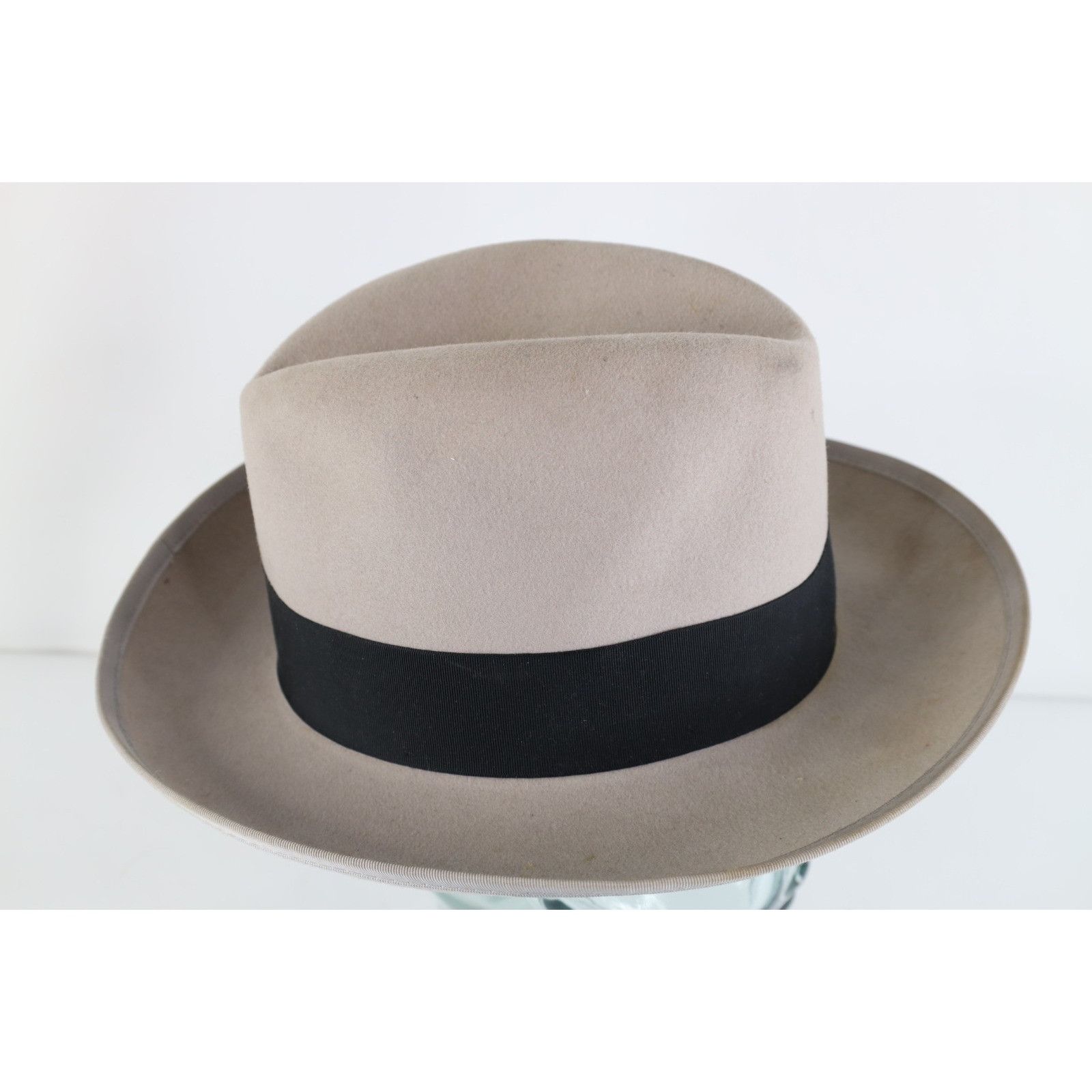 Vintage Vintage 70s Streetwear Wool Feather Ribbon Fedora Hat Size ONE SIZE - 4 Thumbnail