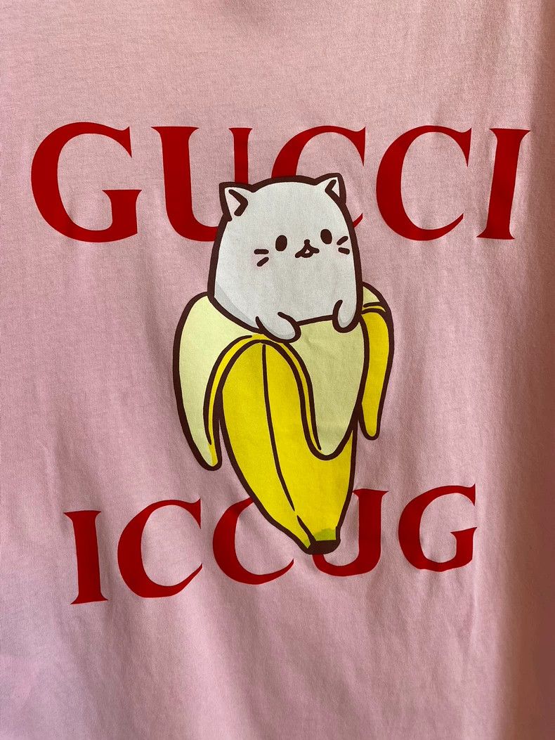 Gucci GucciBanana cat short-sleeved T-shirt 2503-Nextarrow Size L / US 10 / IT 46 - 4 Thumbnail