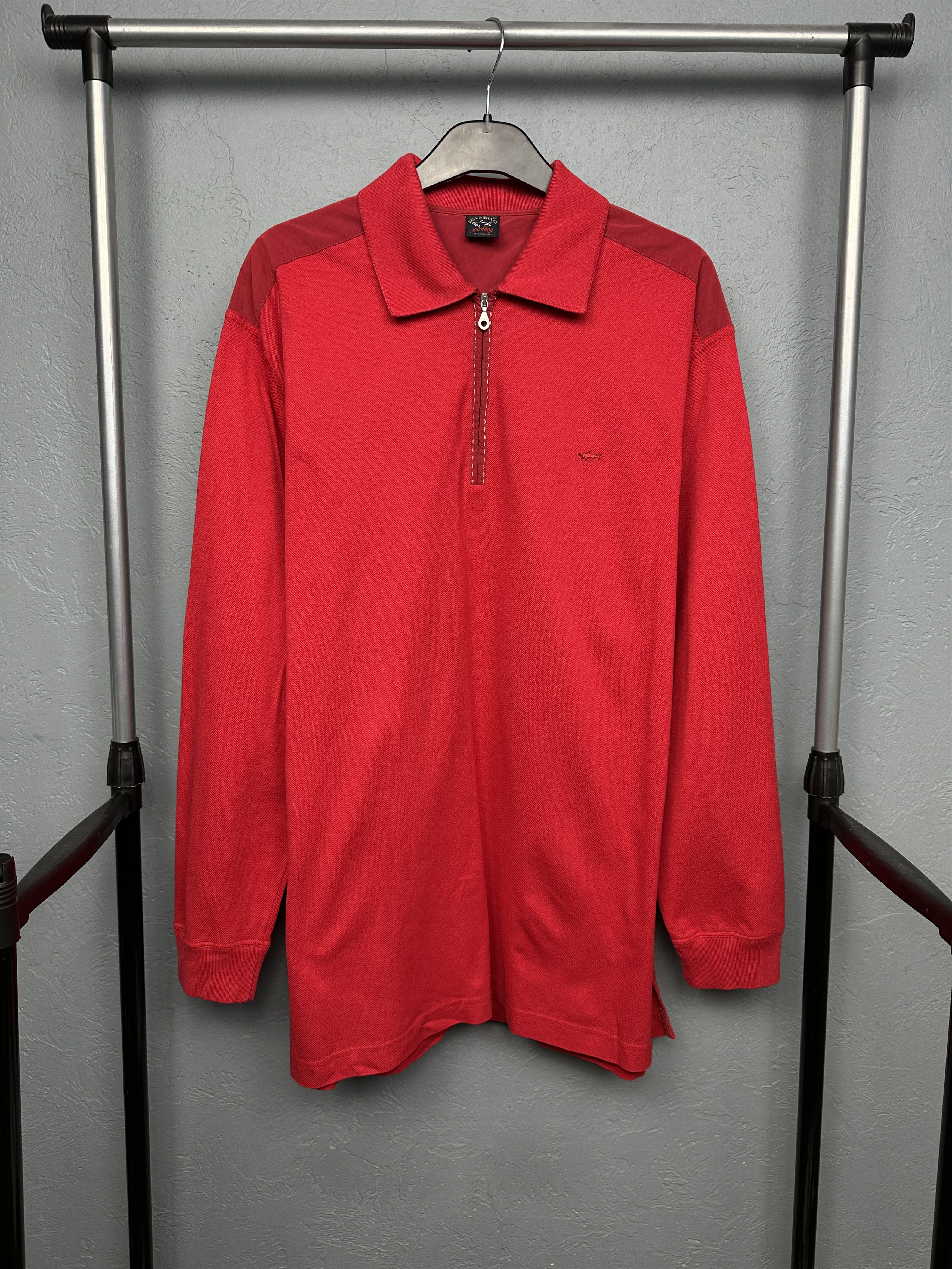 Paul & Shark Paul & Shark Vintage Mens Long Sleeve Polo Shirt Size XXL Size US XXL / EU 58 / 5 - 1 Thumbnail