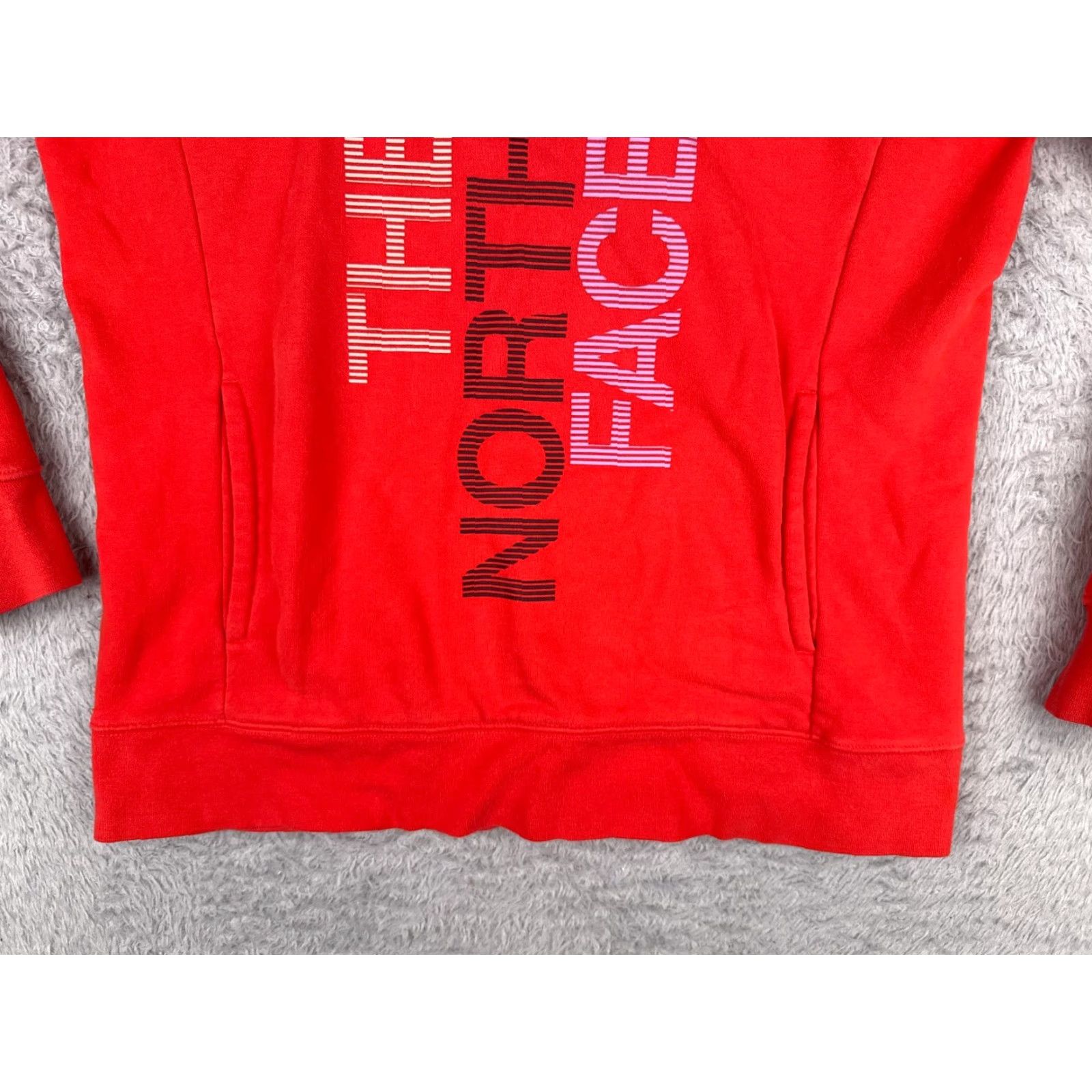 The North Face The North Face Hoodie Women L Coral Pink Pullover Sweatshirt Casual Solid Logo 90s Theme Mens Womens Size L / US 10 / IT 46 - 5 Thumbnail