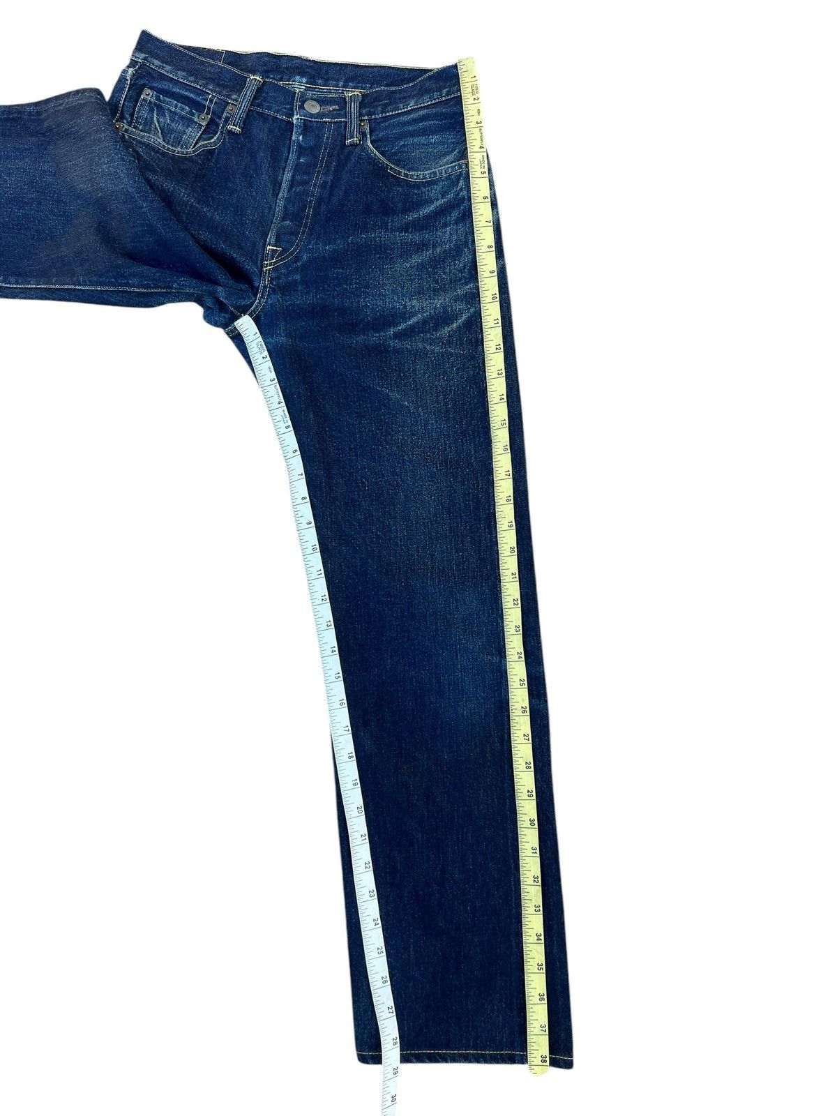 Kapital Vintage KAPITAL Handmade Japan Fade Denim Selvedge Jeans Size US 29 - 4 Thumbnail