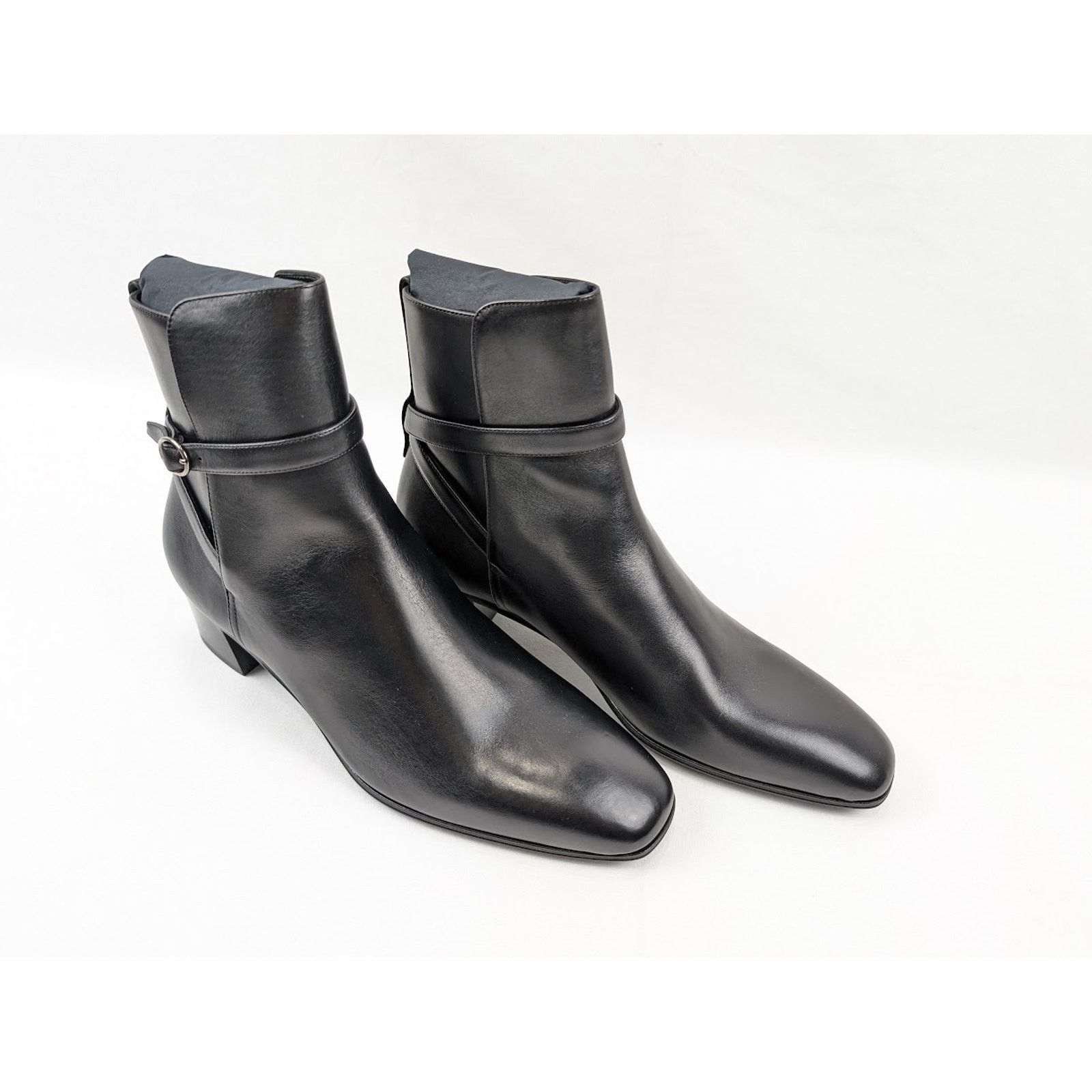 Saint Laurent Paris o1rshd1 Q:2 / Terry 45 Jodhpur Boots in Nero Size US 12 / EU 45 - 11 Thumbnail