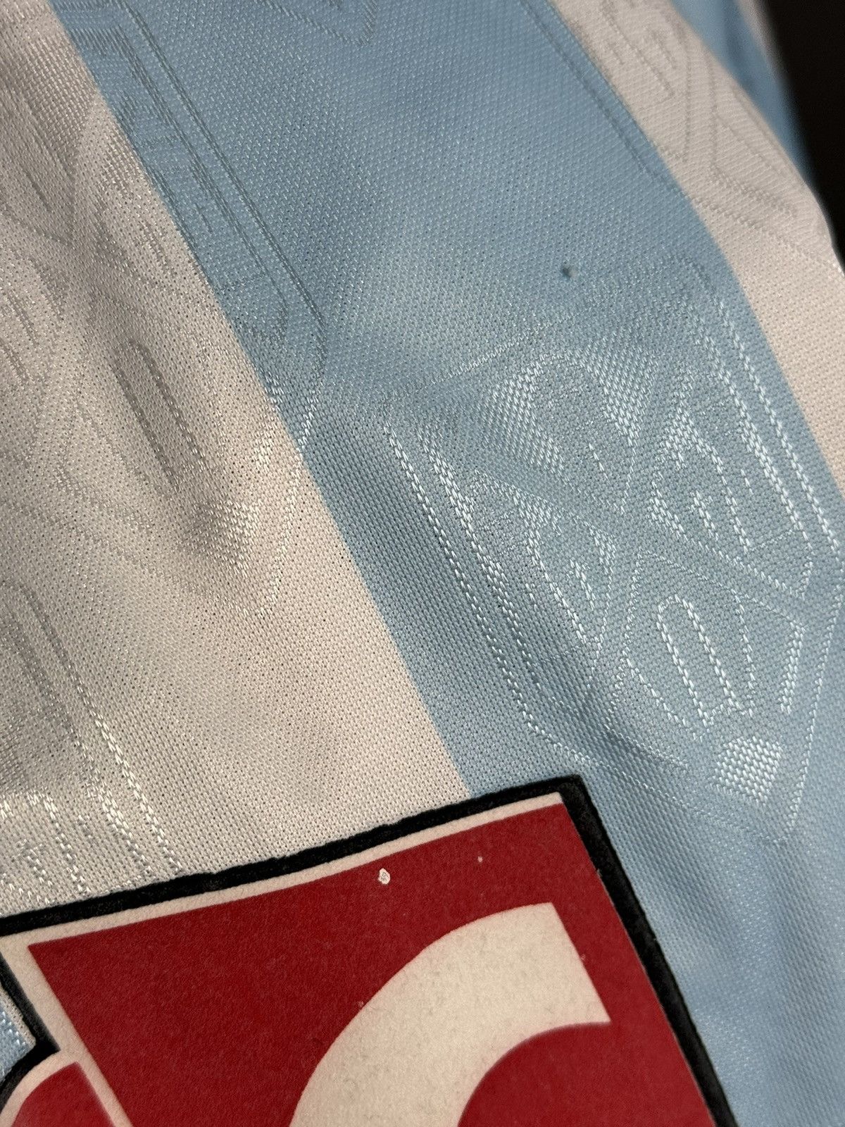 Other West Ham United 91/92 Away Football Jersey Size US L / EU 52-54 / 3 - 7 Thumbnail
