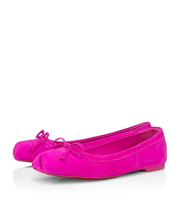 Christian Louboutin o1s1wg110924 Mamadrague Flats in Pink Size US 9 / IT 39 - 2 Thumbnail