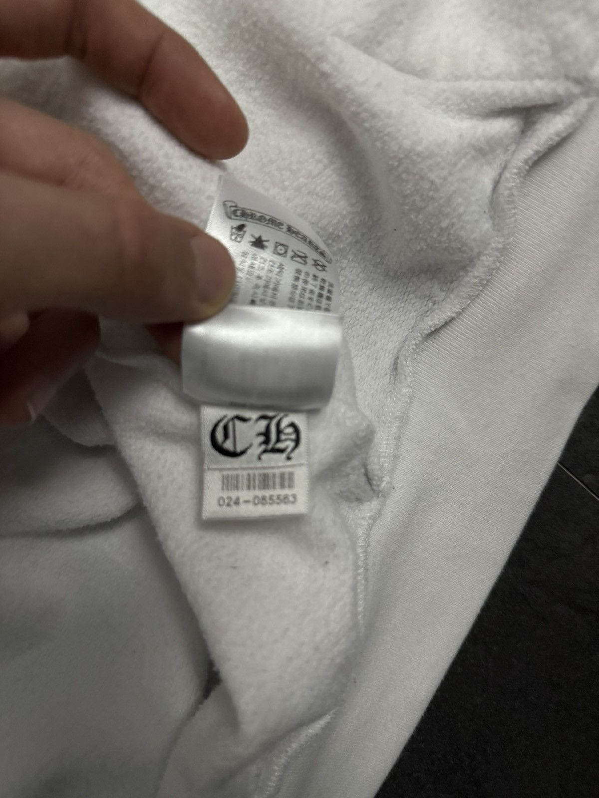 Chrome Hearts Chrome Hearts White Scroll Zip Hoodie Size US M / EU 48-50 / 2 - 11 Thumbnail