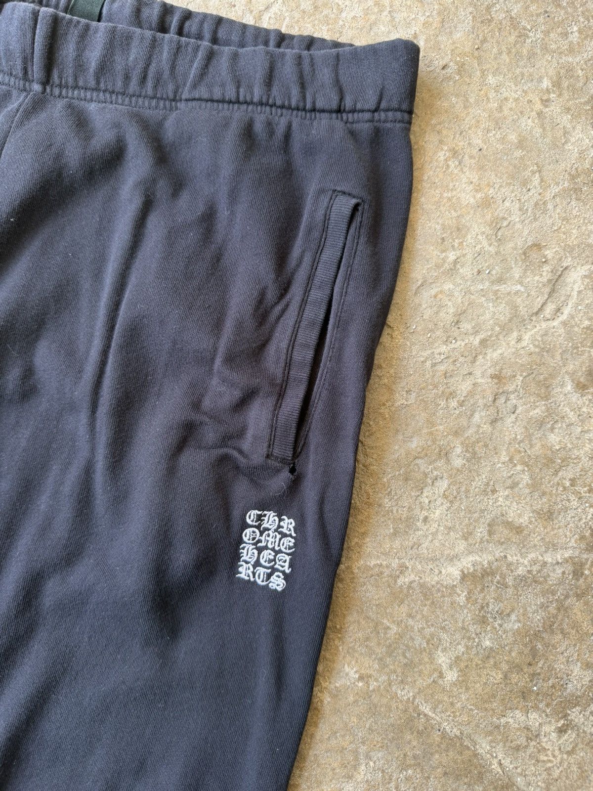 Chrome Hearts CH Y NOT Embroidered Logo Sweatpants (SIZE LARGE) Size US 34 / EU 50 - 5 Thumbnail
