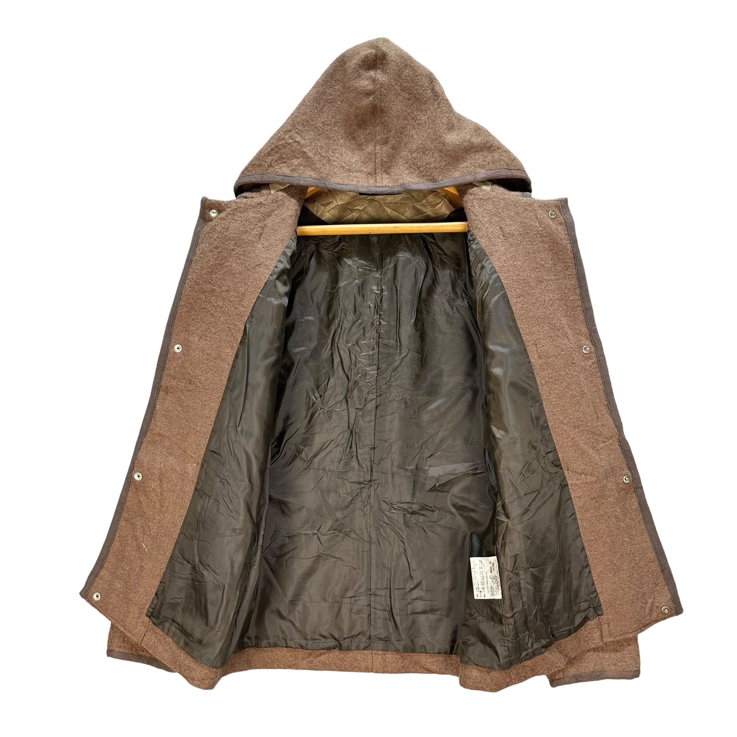 Katharine Hamnett London Katharine Hamnett Blouson Hooded Duffle Coat #A24-0539 Size L / US 10 / IT 46 - 7 Thumbnail