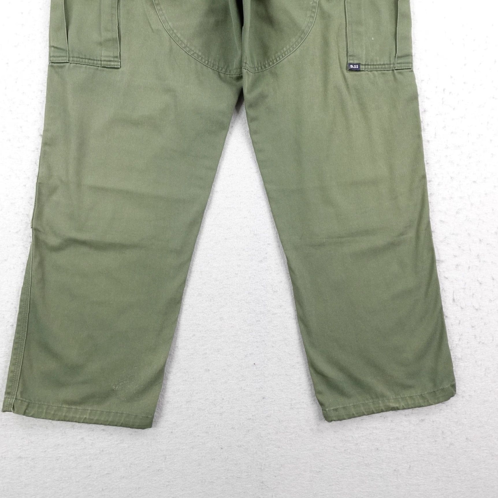 Vintage 5.11 Tactical Pants Mens Medium Green Cargo Twill TDU Operator Uniform Utility Size US 31 - 6 Thumbnail