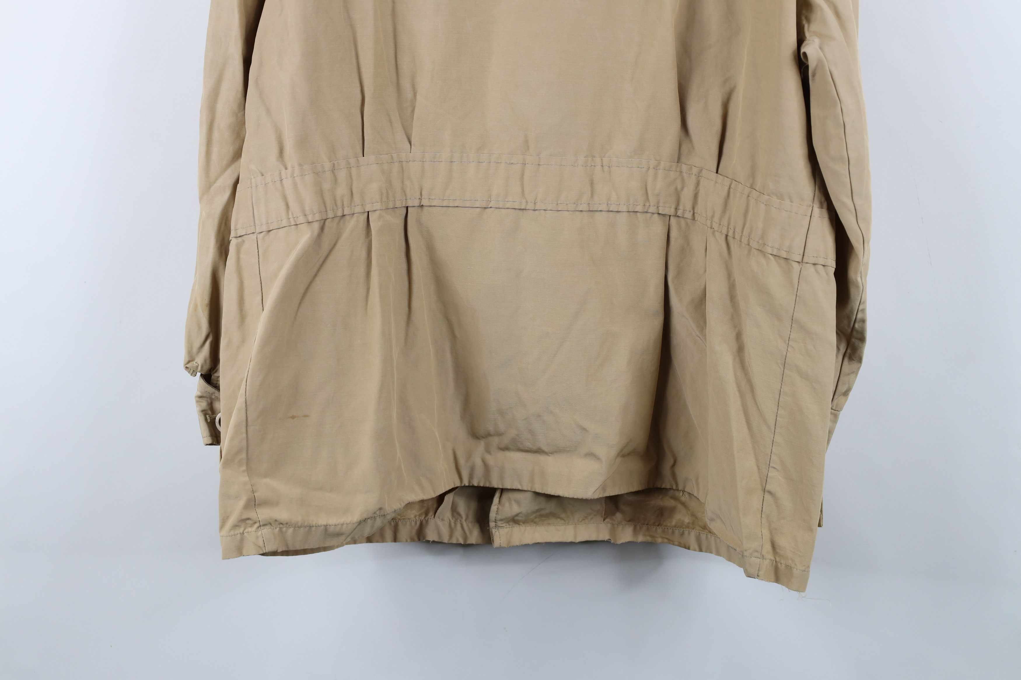 Vintage Vintage 70s Streetwear Rayon Gabardine Safari Bush Jacket Size US L / EU 52-54 / 3 - 16 Thumbnail