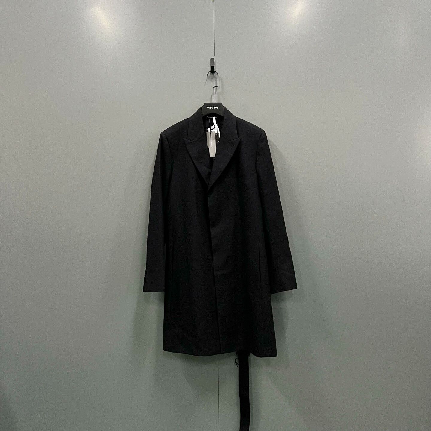 Dior black belted coat with lapel from Dior Size US XXL / EU 58 / 5 - 1 Thumbnail
