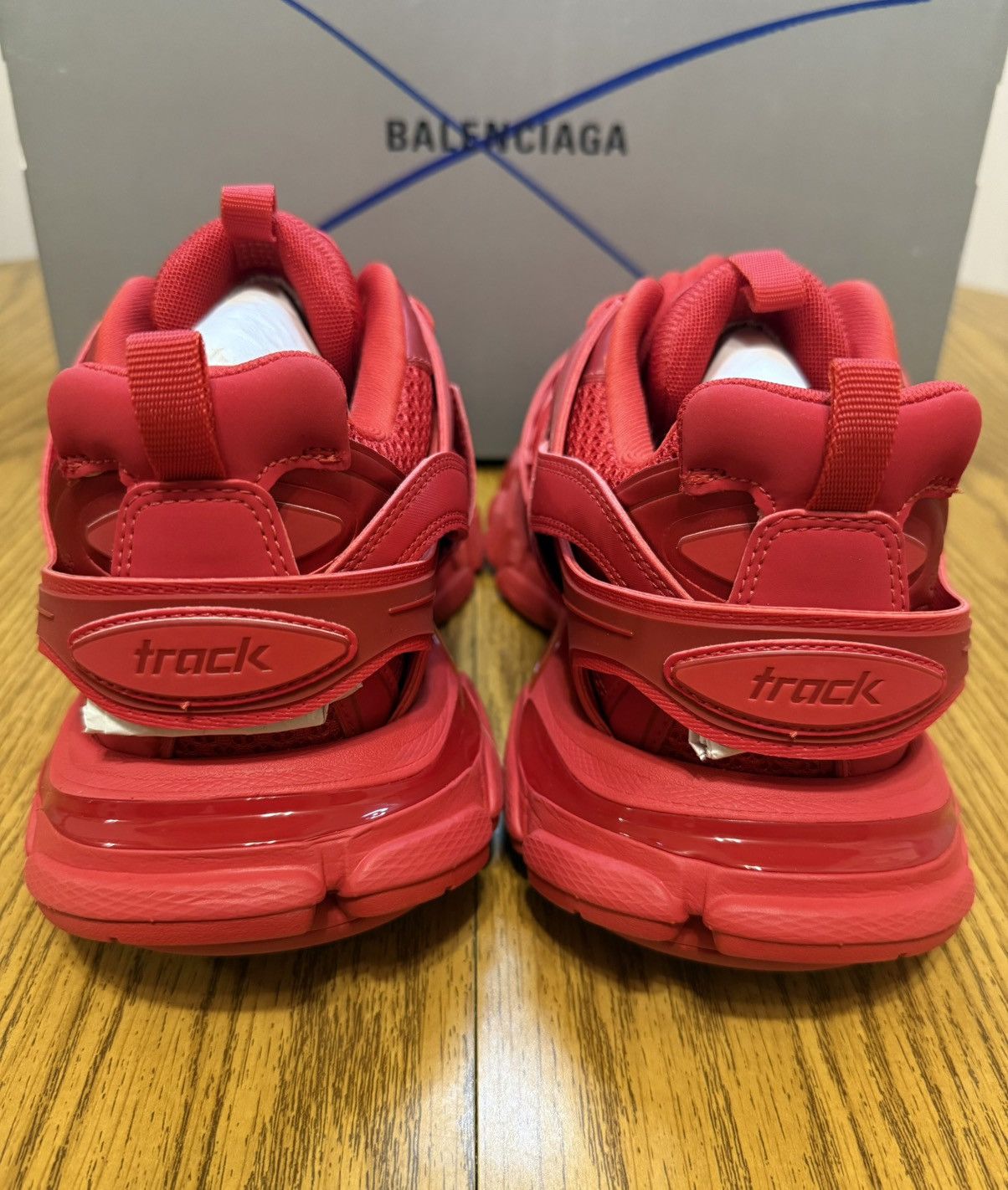 Balenciaga Balenciaga Track Sneaker (Red) Size US 11 / EU 44 - 5 Thumbnail