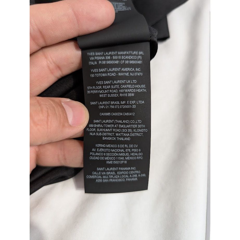 Saint Laurent Paris o1rshd1 Long Coat in Black Size US M / EU 48-50 / 2 - 22 Thumbnail