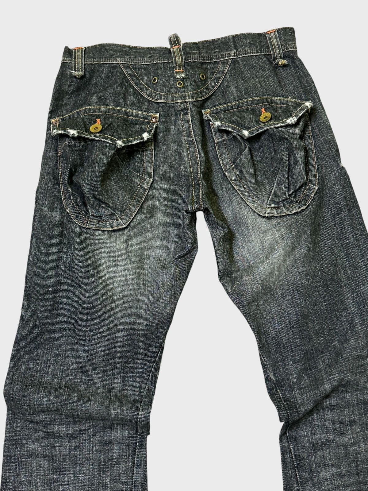 Edwin FLARE EDWIN DISTRESSED TACTICAL 3D MULTIPOCKET Size US 30 / EU 46 - 10 Thumbnail