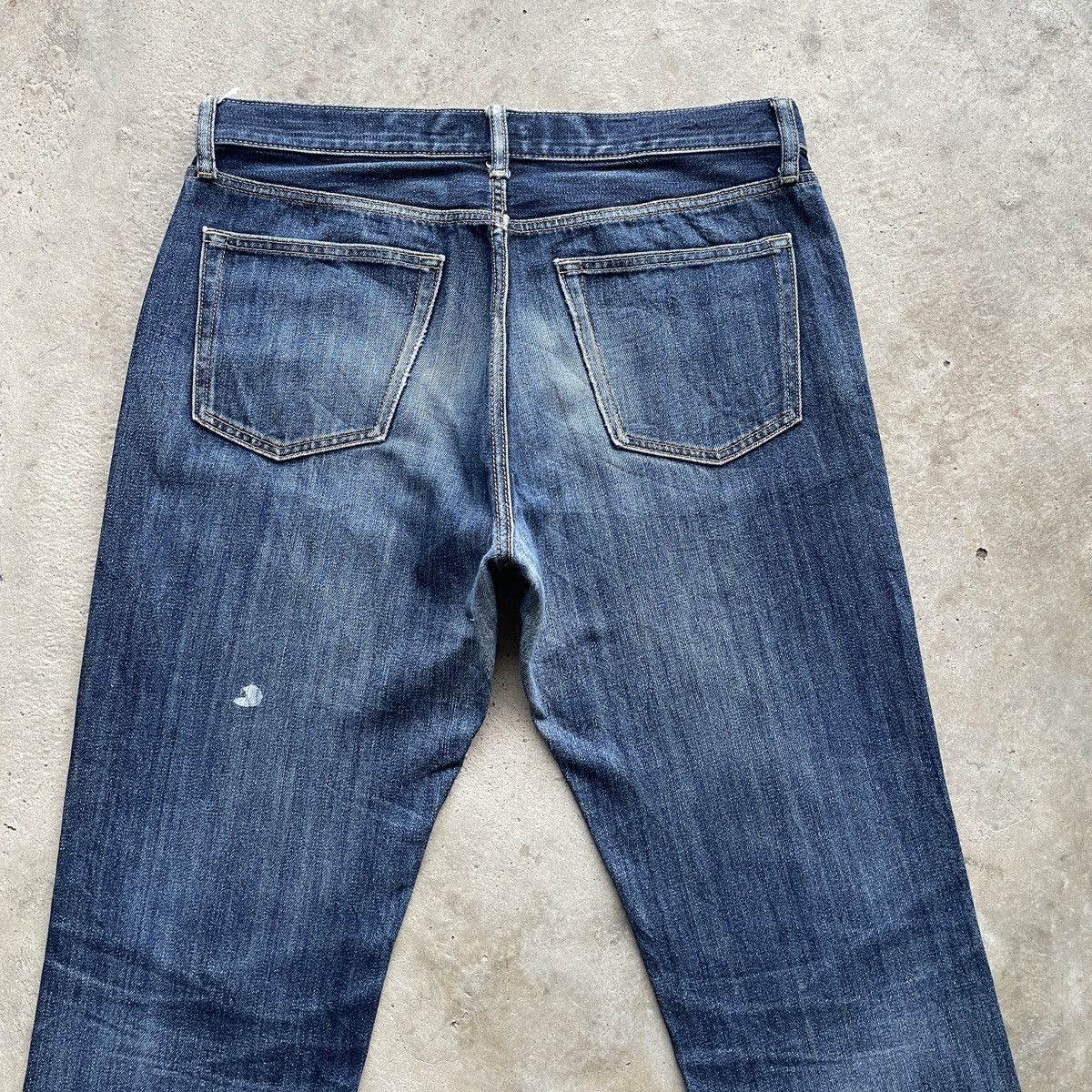 Japanese Brand W35💥 Vintage Japanese Distressed Faded Denim Jeans Pants Size US 35 - 9 Thumbnail