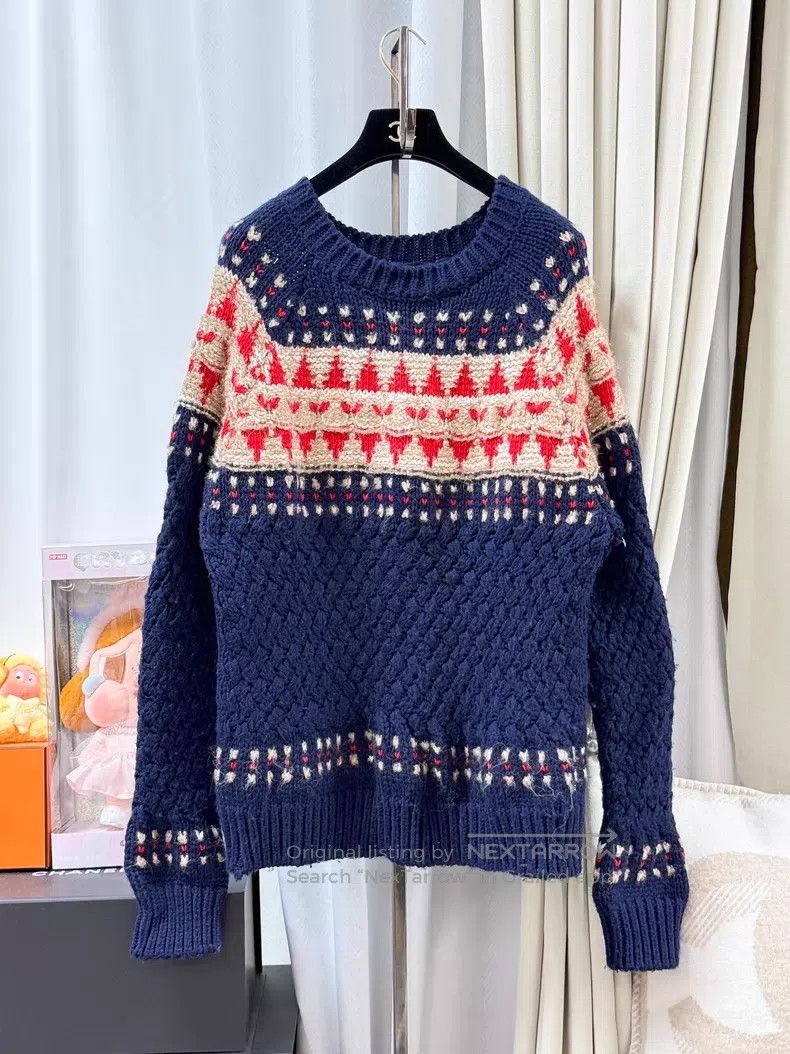 Chanel Chanel Jacquard long-sleeved sweater Size XS / US 0-2 / IT 36-38 - 1 Thumbnail