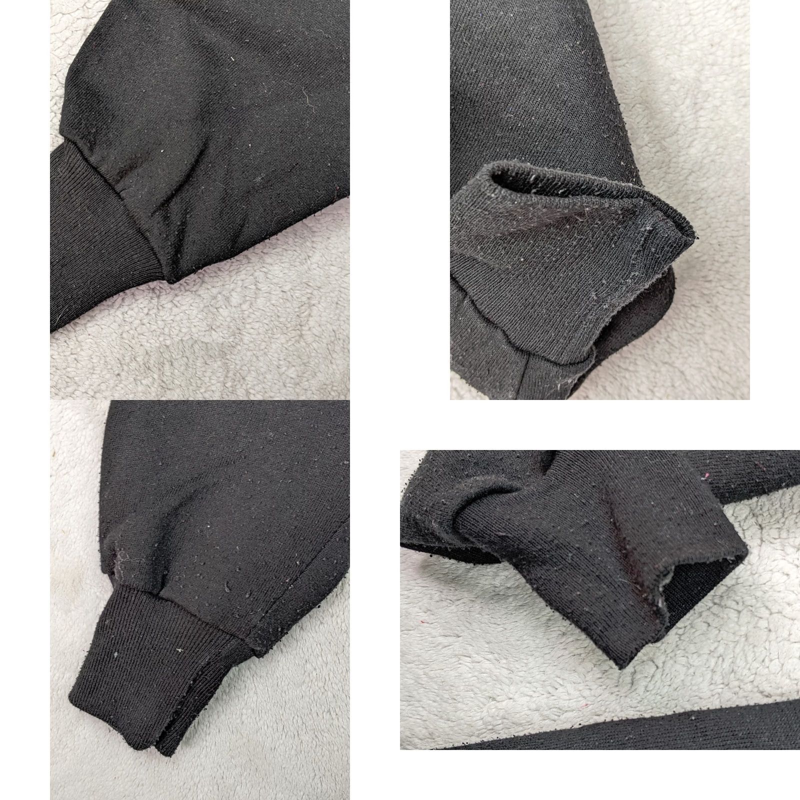 Jerzees VINTAGE Jerzees USA Made Mens L Black San Antonio Cow Hide Sweater Pullover Crew 90s Shirt Size L / US 10 / IT 46 - 8 Thumbnail