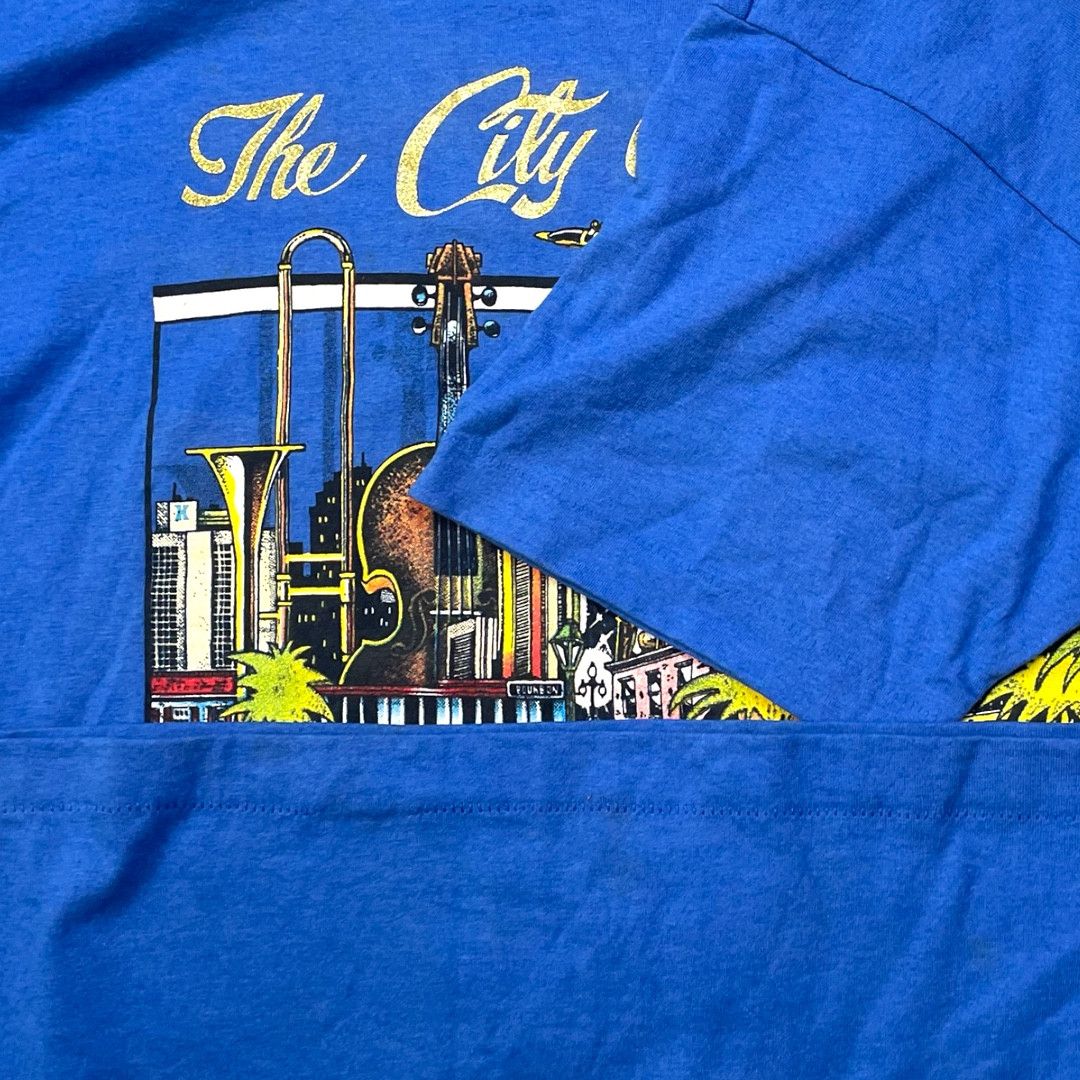 Vintage Vintage 90s New Orleans Jazz tee Size US XL / EU 56 / 4 - 5 Thumbnail