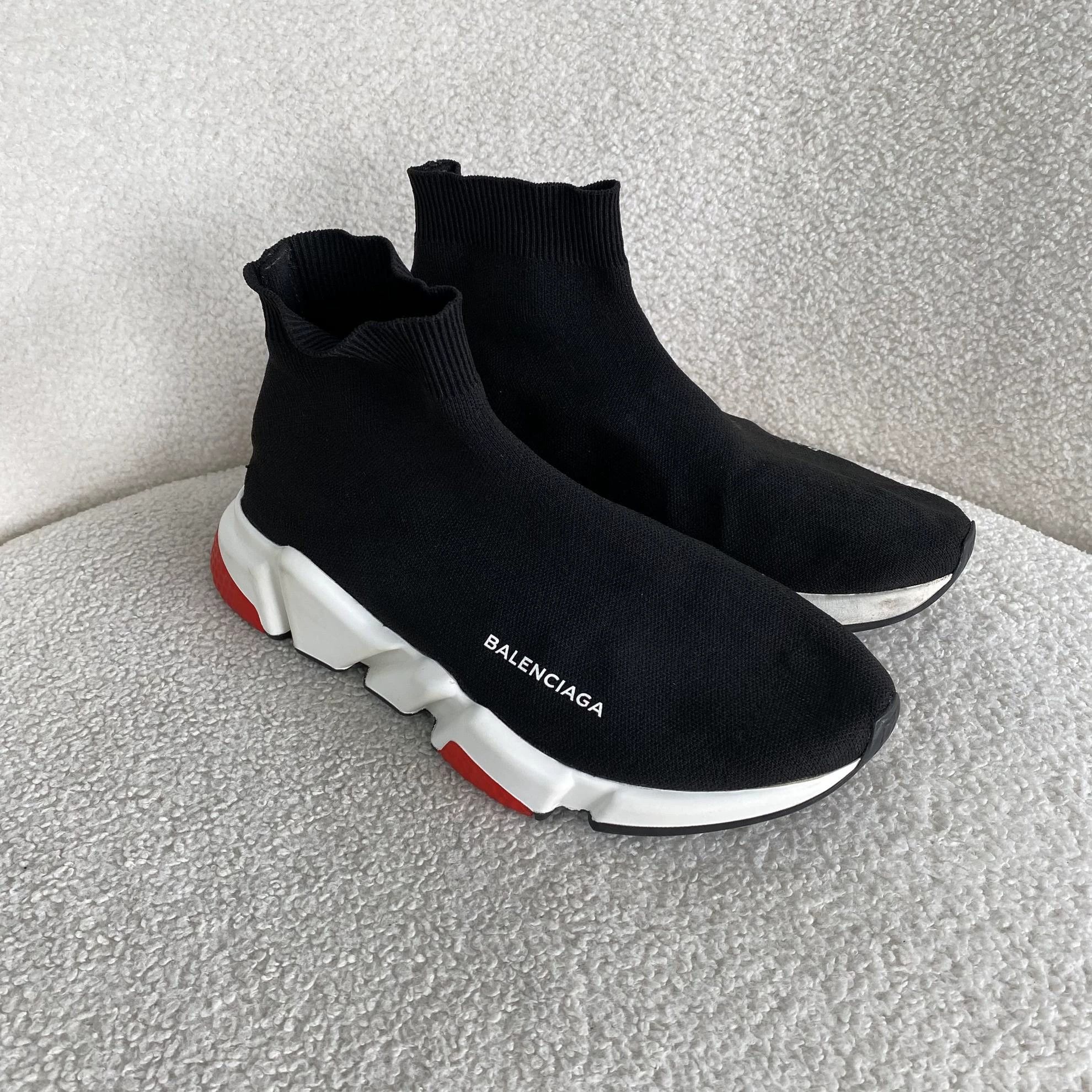 Balenciaga Balenciaga Black Logo Sneakers Size 41 Size US 8 / EU 41 - 4 Thumbnail
