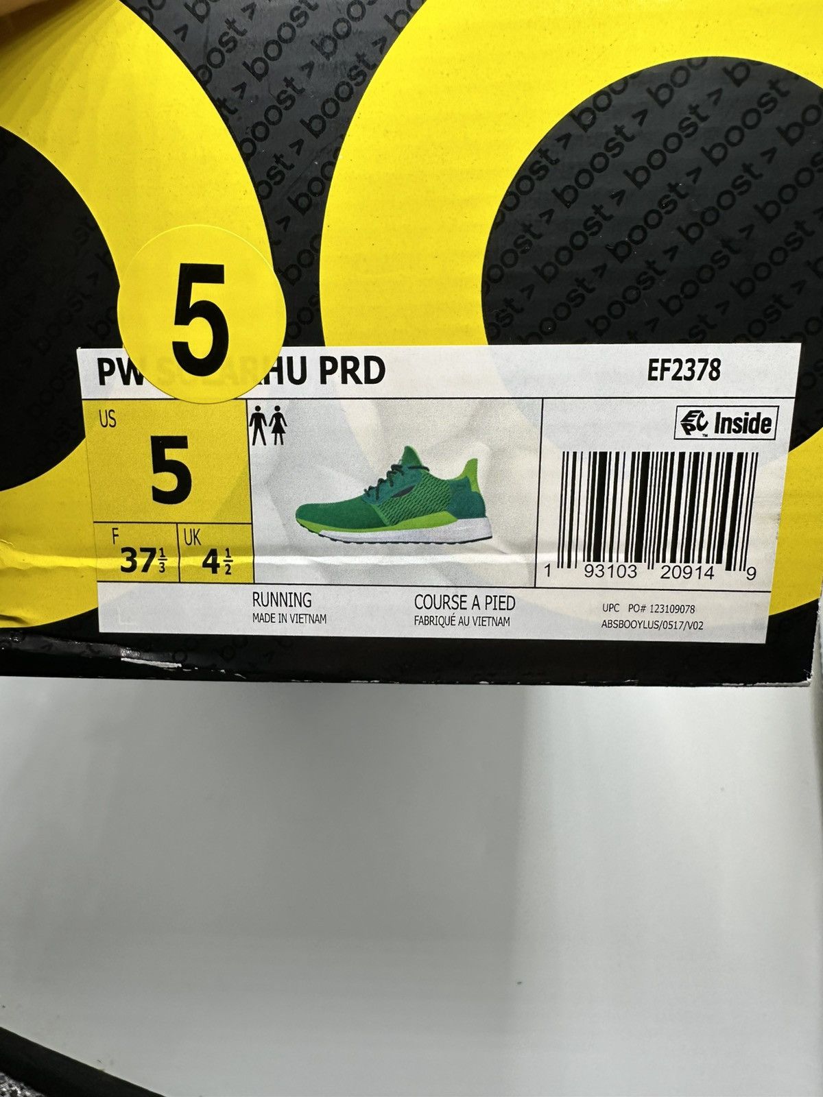 Adidas Adidas Solar HU Glide PRD X Pharrell “Cloud White” size 5 Size US 5 / EU 37 - 8 Thumbnail