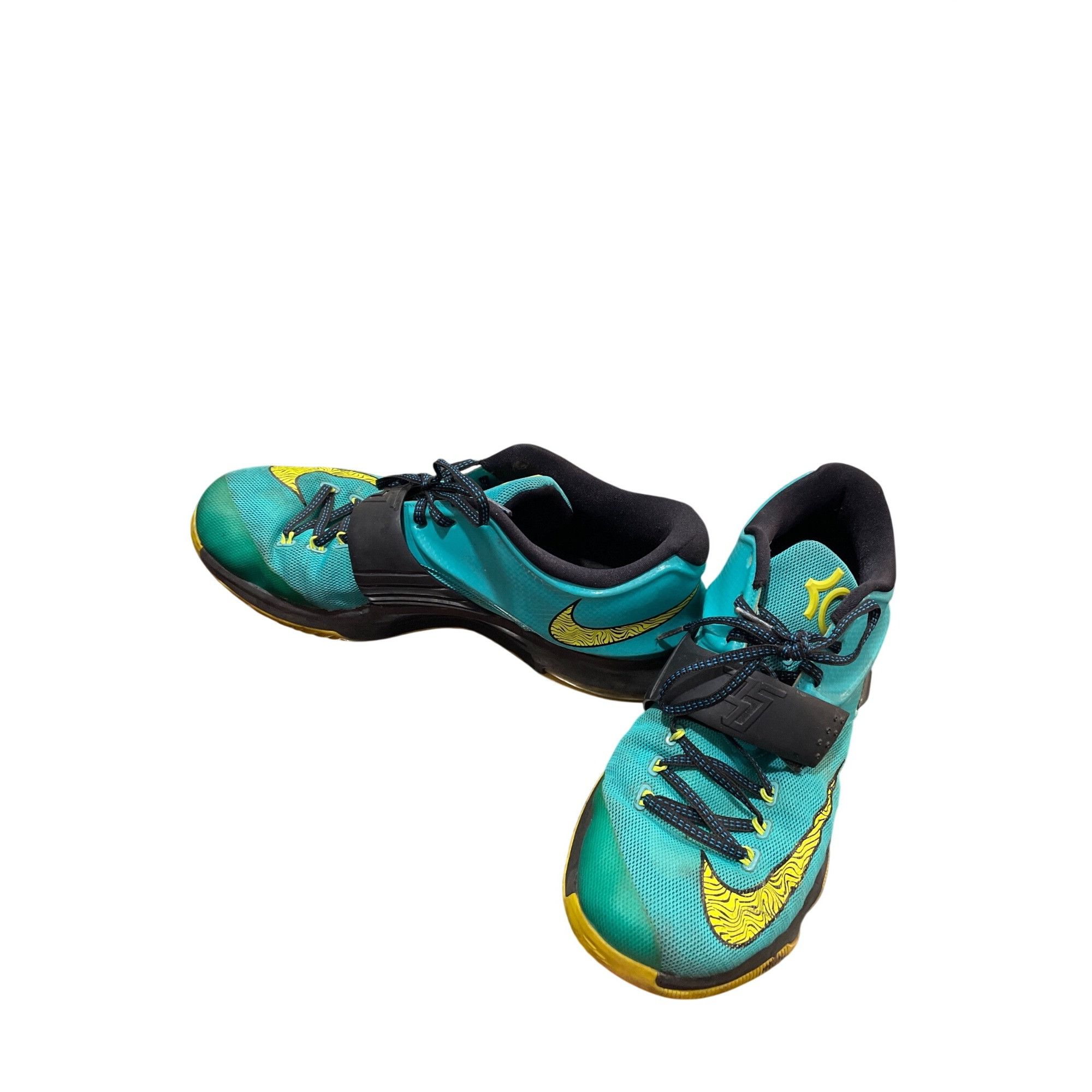 Nike Nike 653996-370 KD 7 Uprising teal volt mens low bb sneakers Size US 12 / EU 45 - 2 Thumbnail