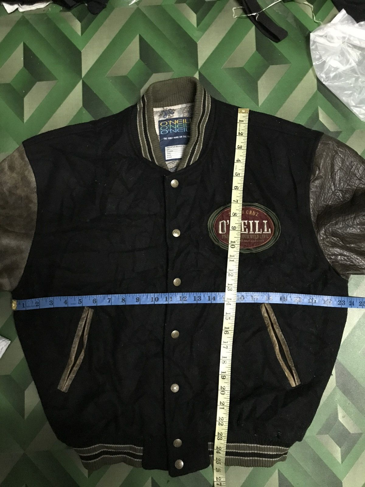 O'Neill VINTAGE ONEILL WOOL LEATHER VARSITY Size US L / EU 52-54 / 3 - 14 Thumbnail