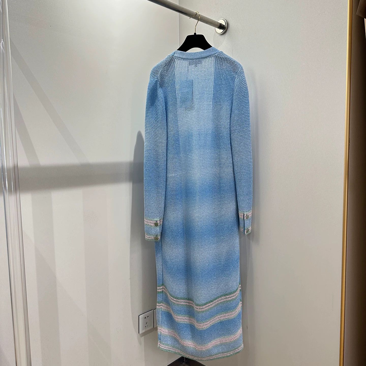 Chanel Chanel 23P Gradient Long Knit Cardigan Linen Size 34 Size XS / US 0-2 / IT 36-38 - 2 Thumbnail