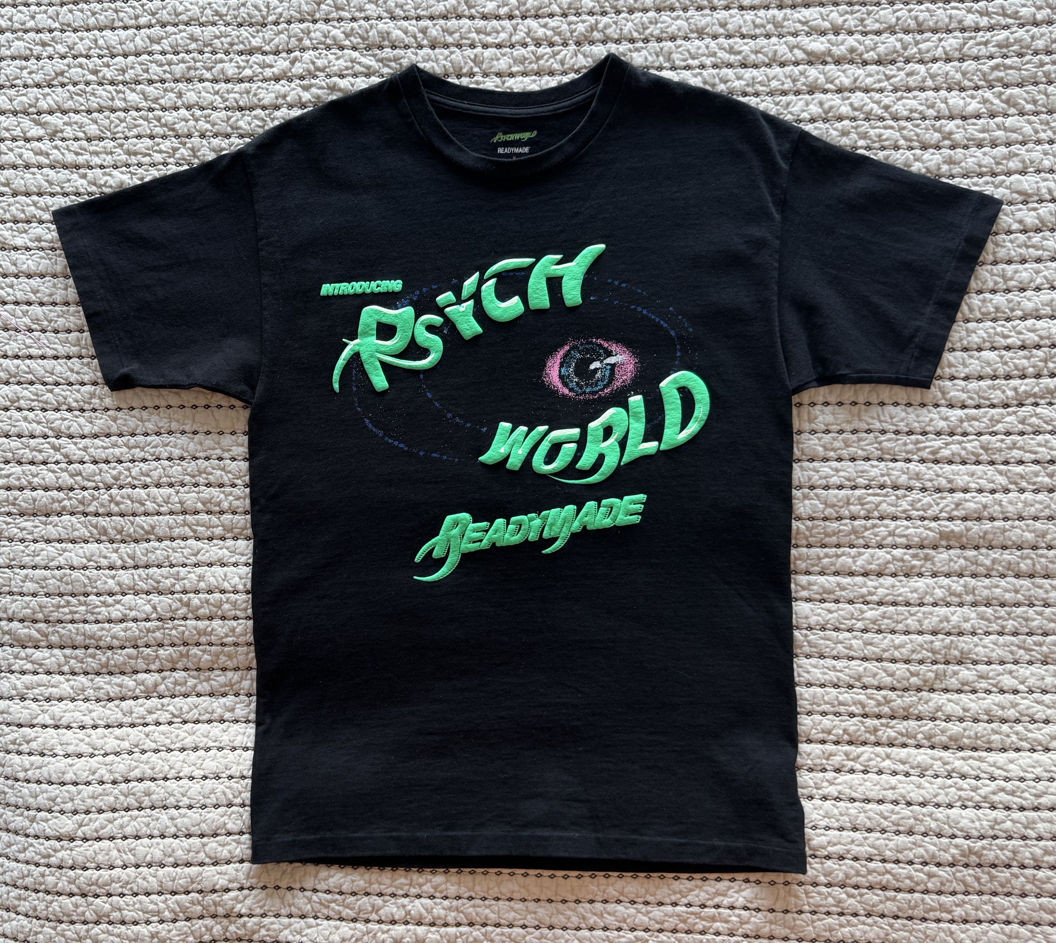 READYMADE READYMADE x PSYCHWORLD T-SHIRT BLACK SZ MEDIUM Size US M / EU 48-50 / 2 - 10 Thumbnail