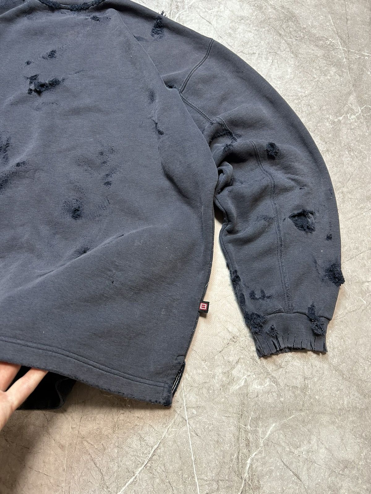 Japanese Brand Vintage distressed sweatshirt y2k Size US L / EU 52-54 / 3 - 11 Thumbnail