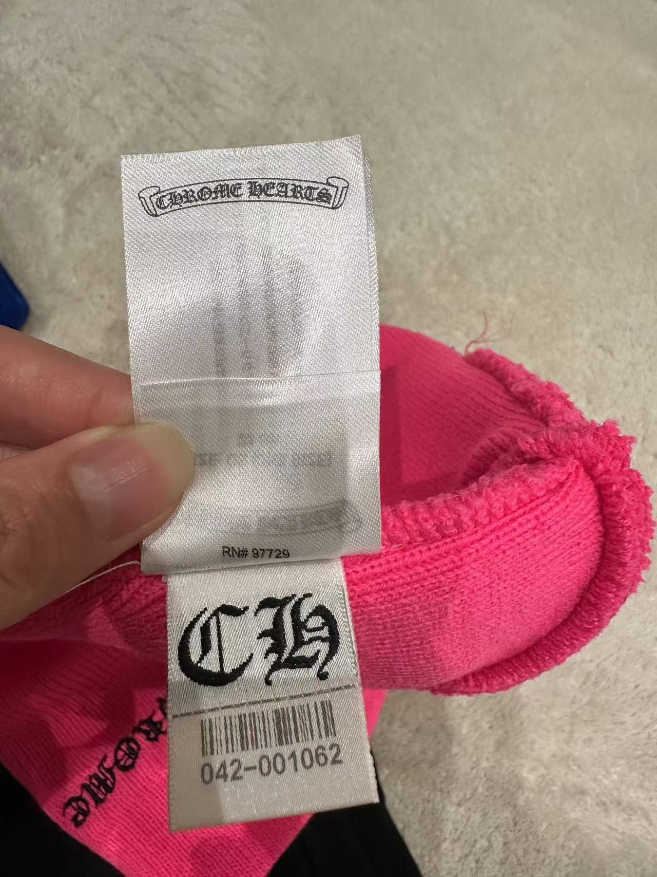 Chrome Hearts Chrome Hearts CH Logo Embroidered Pink Beanie Size ONE SIZE - 7 Thumbnail
