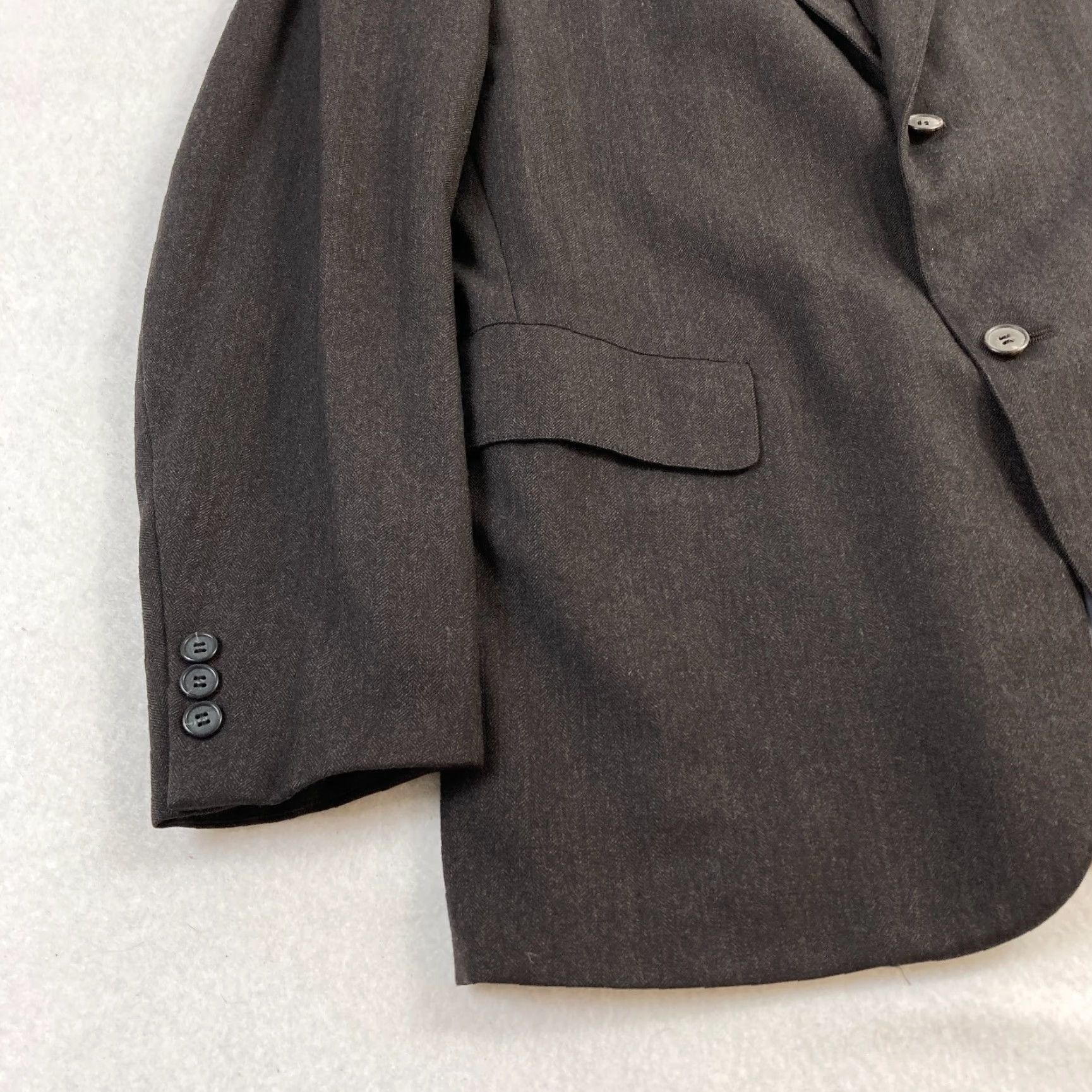 Brooks Brothers Brooks Brothers 346 Blazer Mens 40 Black Wool Lined 2 Button Jacket Coat Sport Coat Vintage No Size 40R - 2 Thumbnail