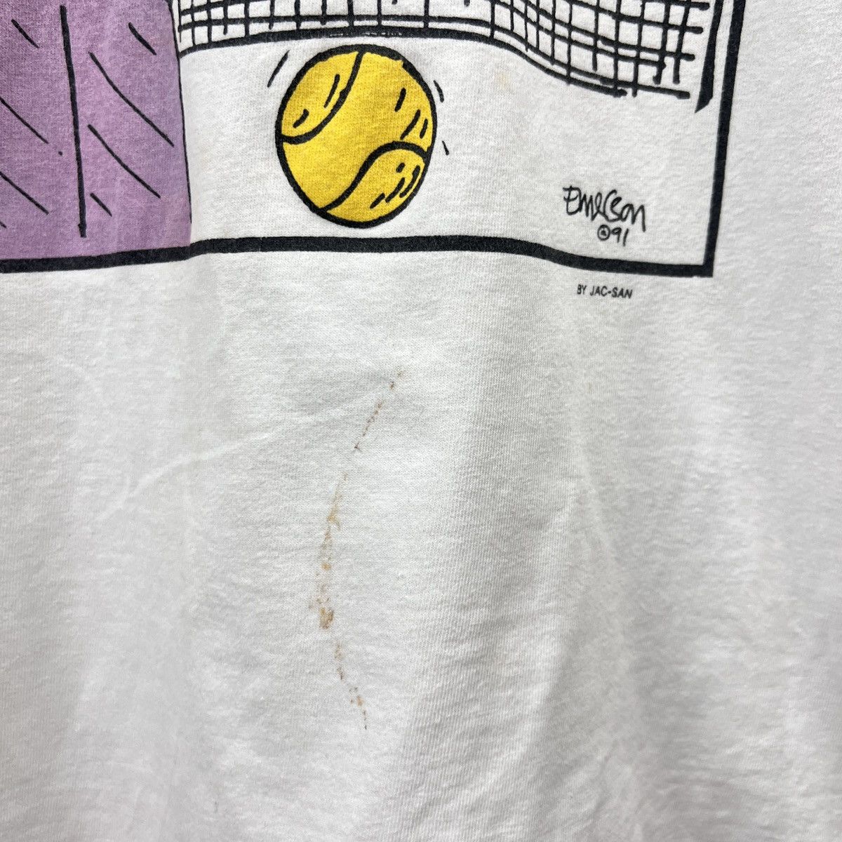 Vintage VTG 90 ART TEE MADE IN USA Size US M / EU 48-50 / 2 - 4 Thumbnail