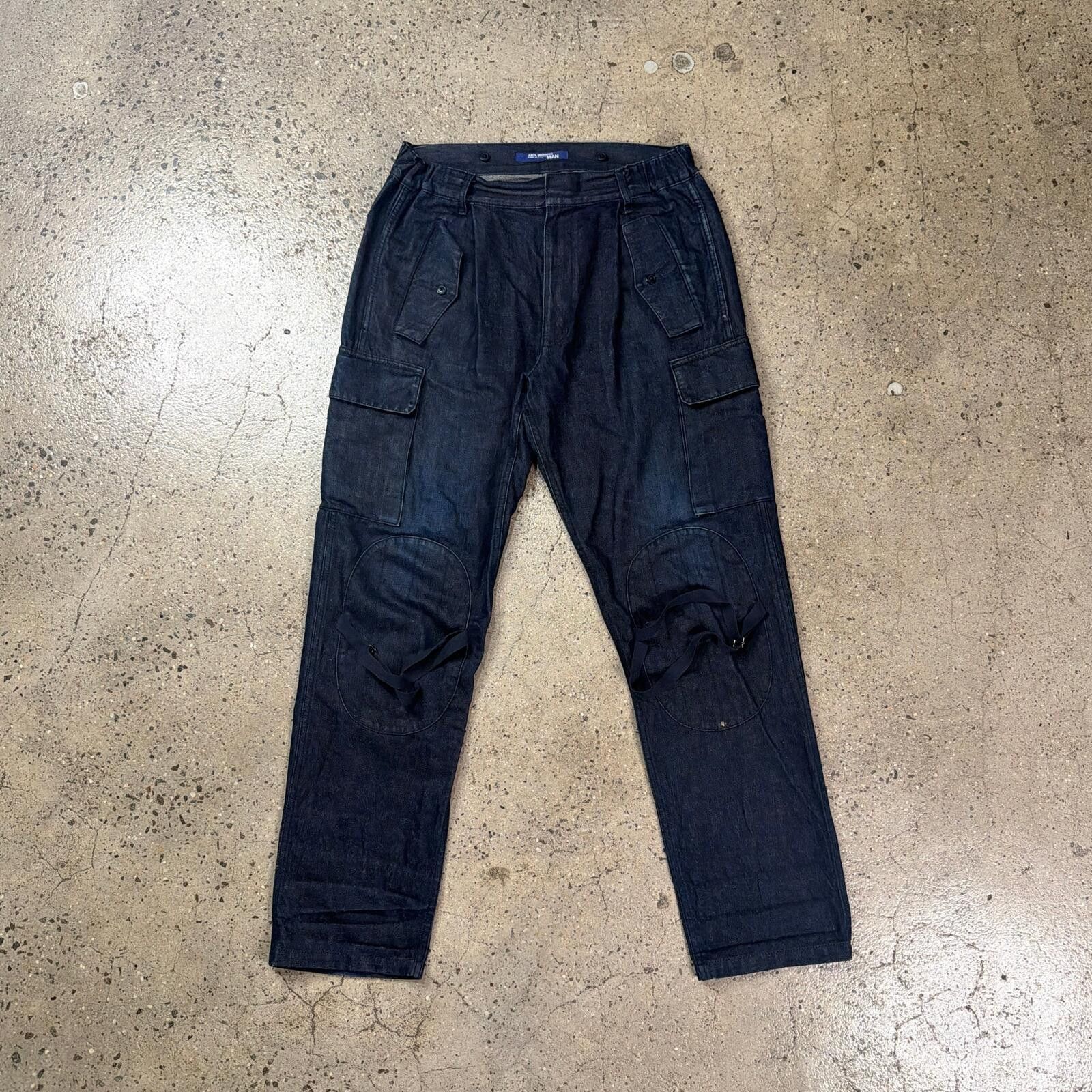 Junya Watanabe Junya Watanabe 2003 Denim Bondage Cargo Pants Size US 34 / EU 50 - 1 Thumbnail