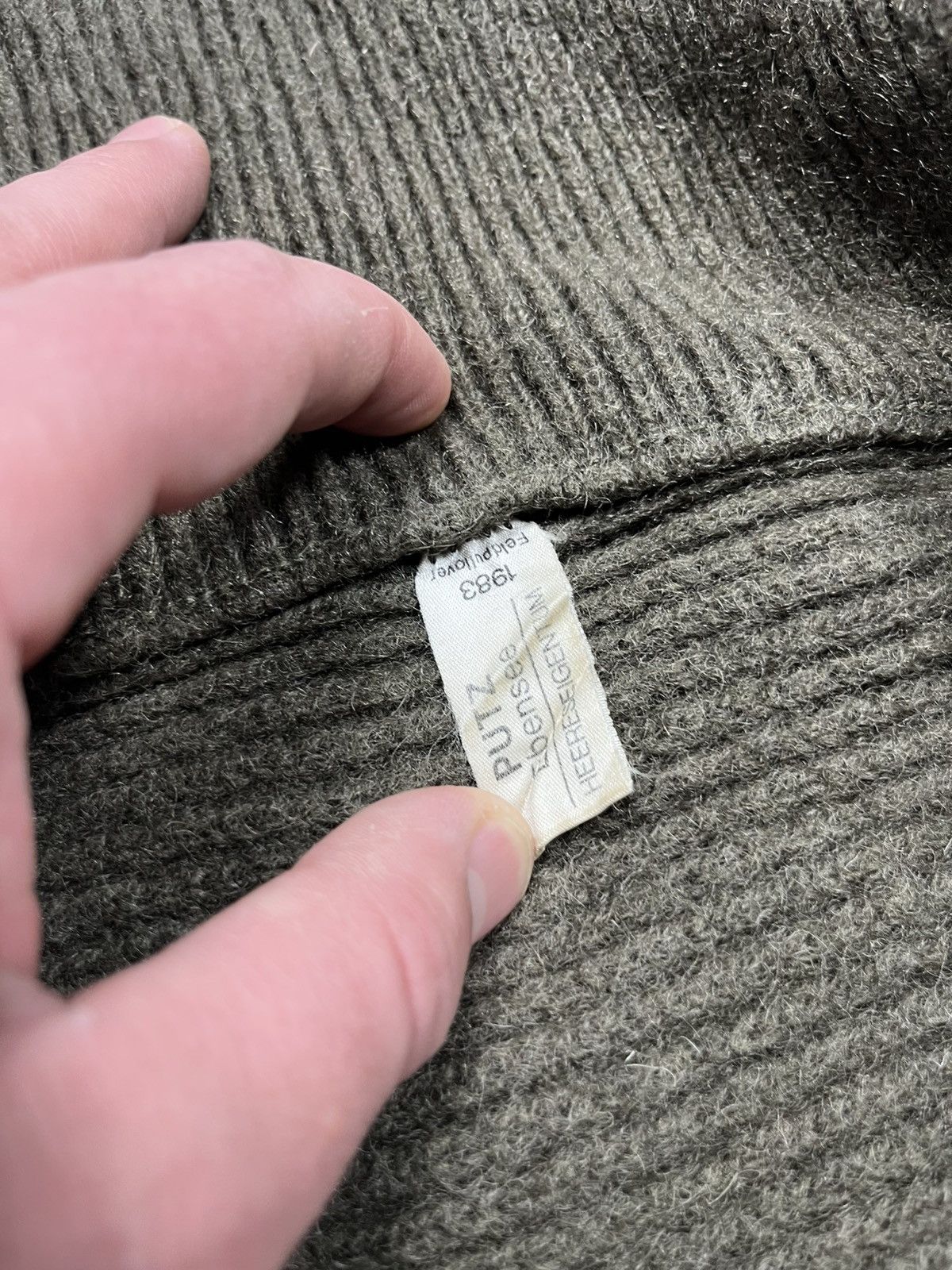 Other Vintage 1983 Military Army Heavy Wool Sweater Pullover L Size US L / EU 52-54 / 3 - 8 Thumbnail