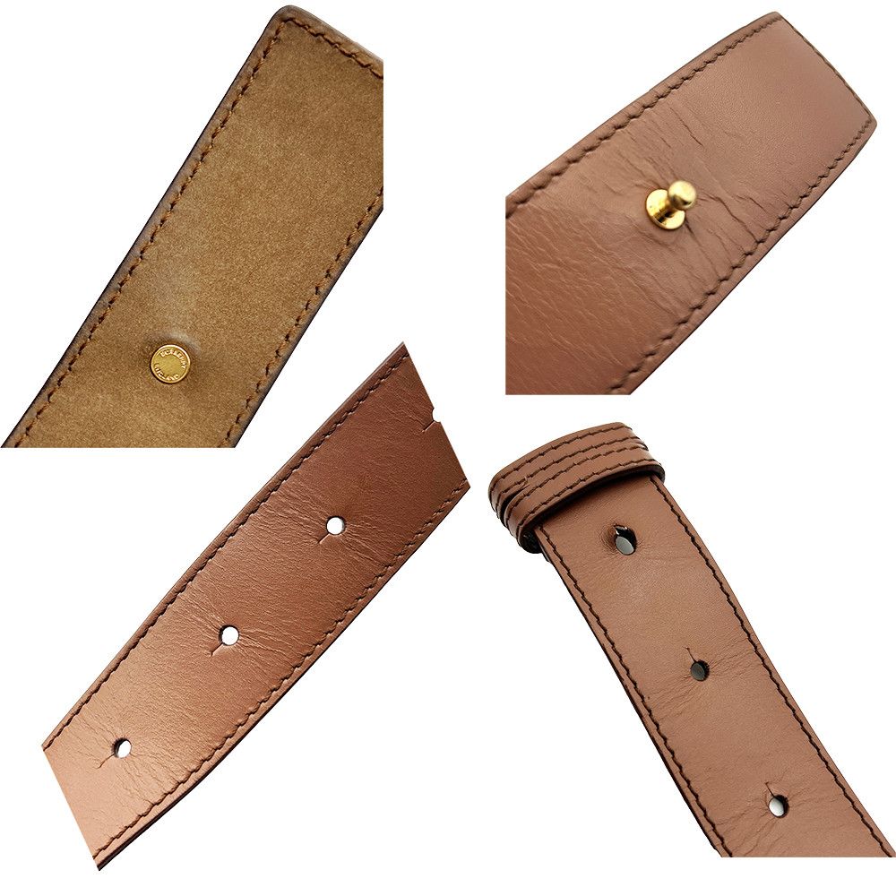 Burberry BURBERRY Calfskin TB Belt Bag Brown Size ONE SIZE - 11 Thumbnail