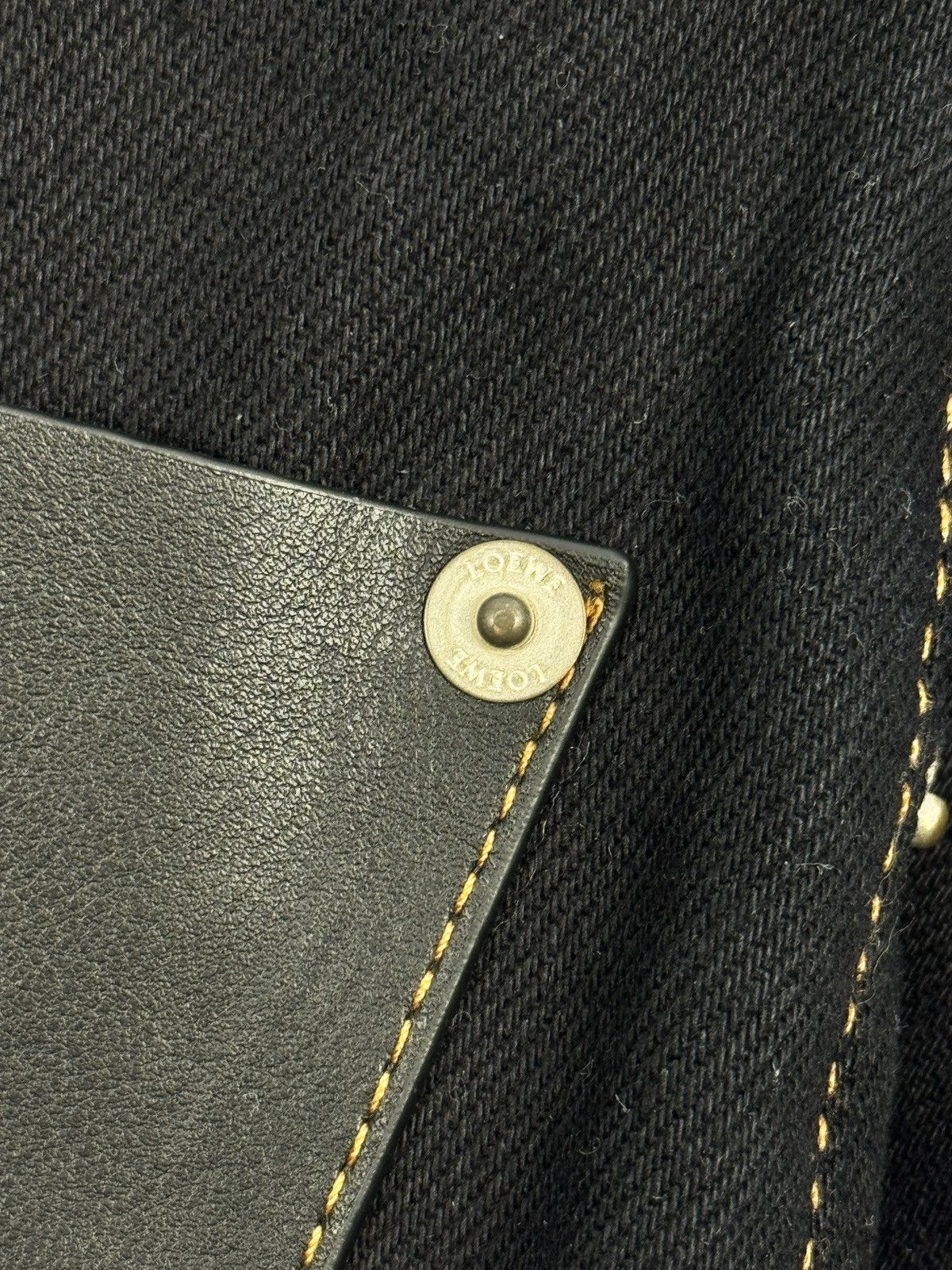 Loewe LEATHER POCKET DENIM JEANS Size US 30 / EU 46 - 4 Thumbnail